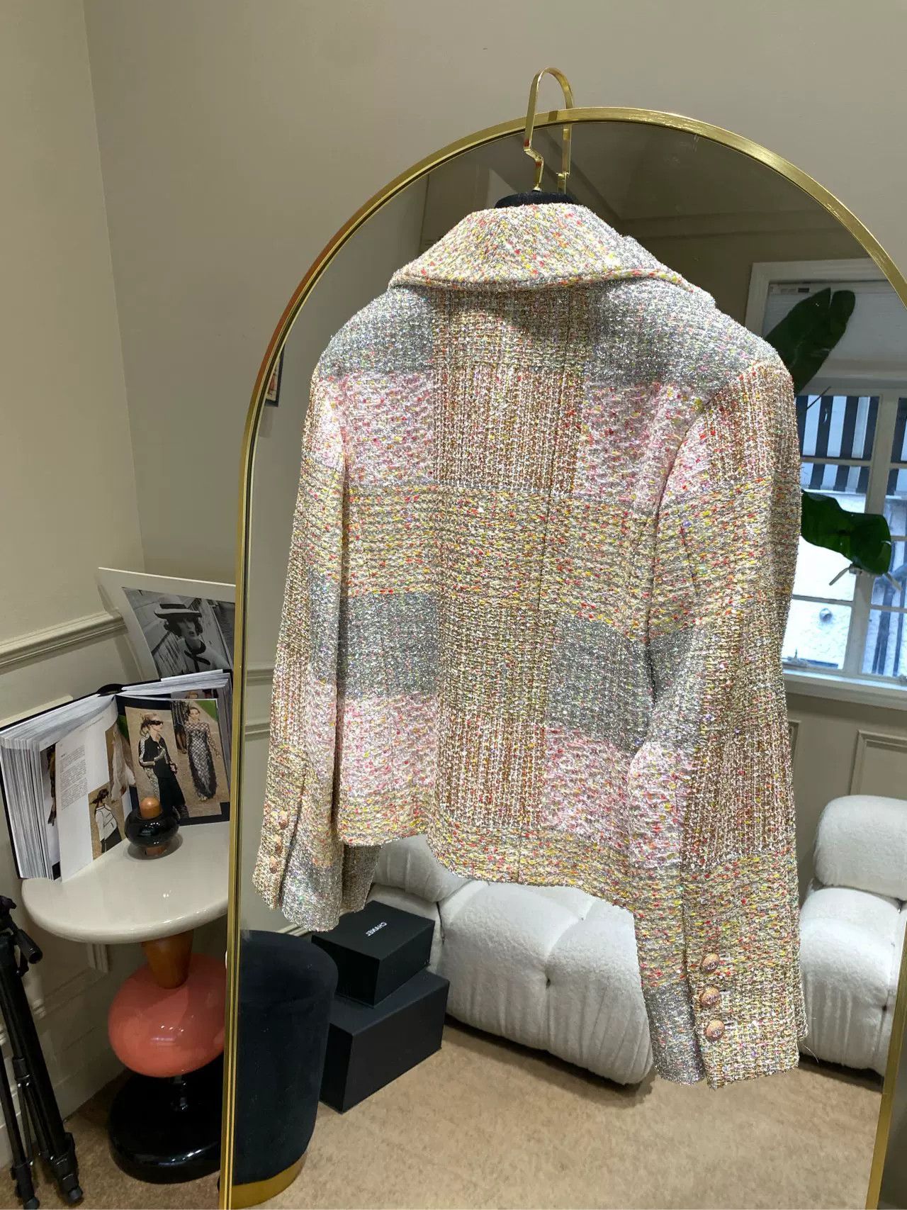 Chanel Chanel 24C Sequin Diamond Button Jacket Size US XS / EU 42 / 0 - 3 Thumbnail