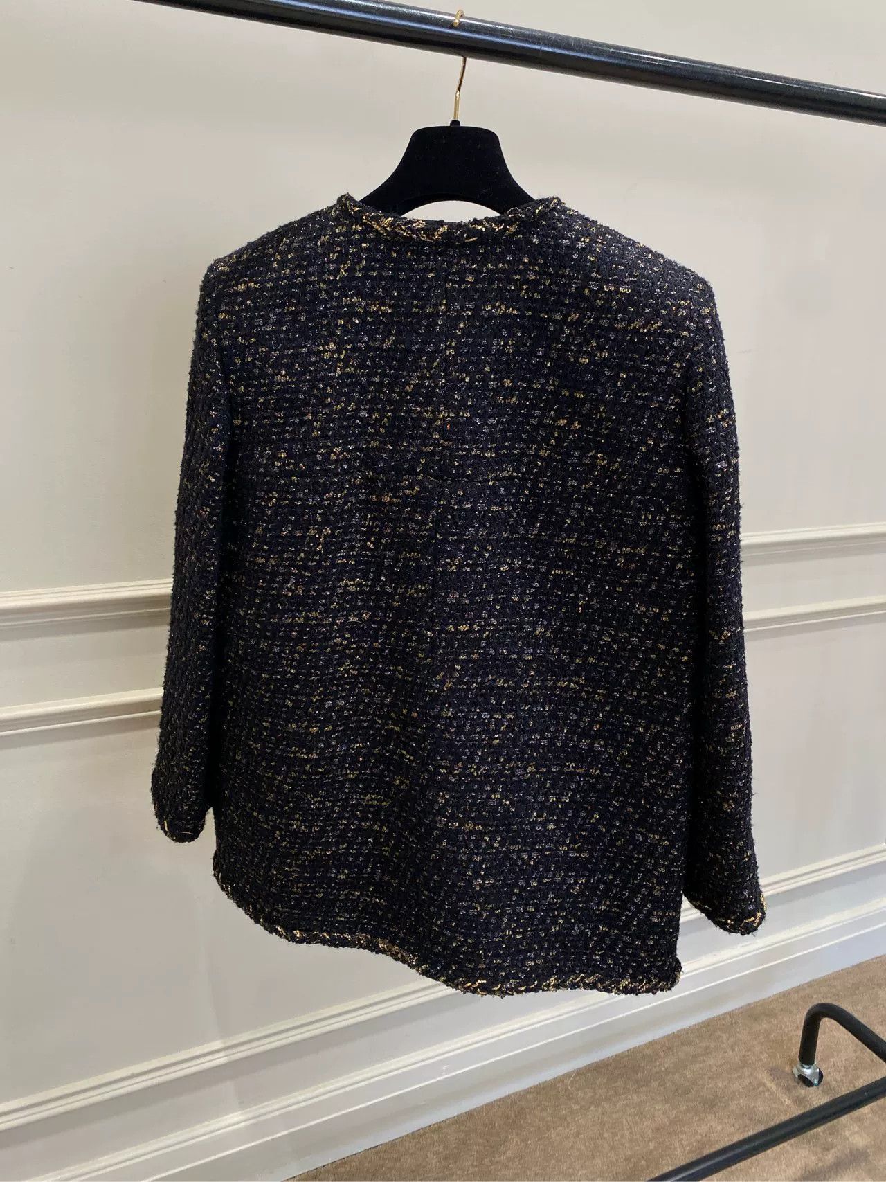 Chanel Chanel 2019 Egypt Series Black Gold Coat Size US XL / EU 56 / 4 - 2 Thumbnail