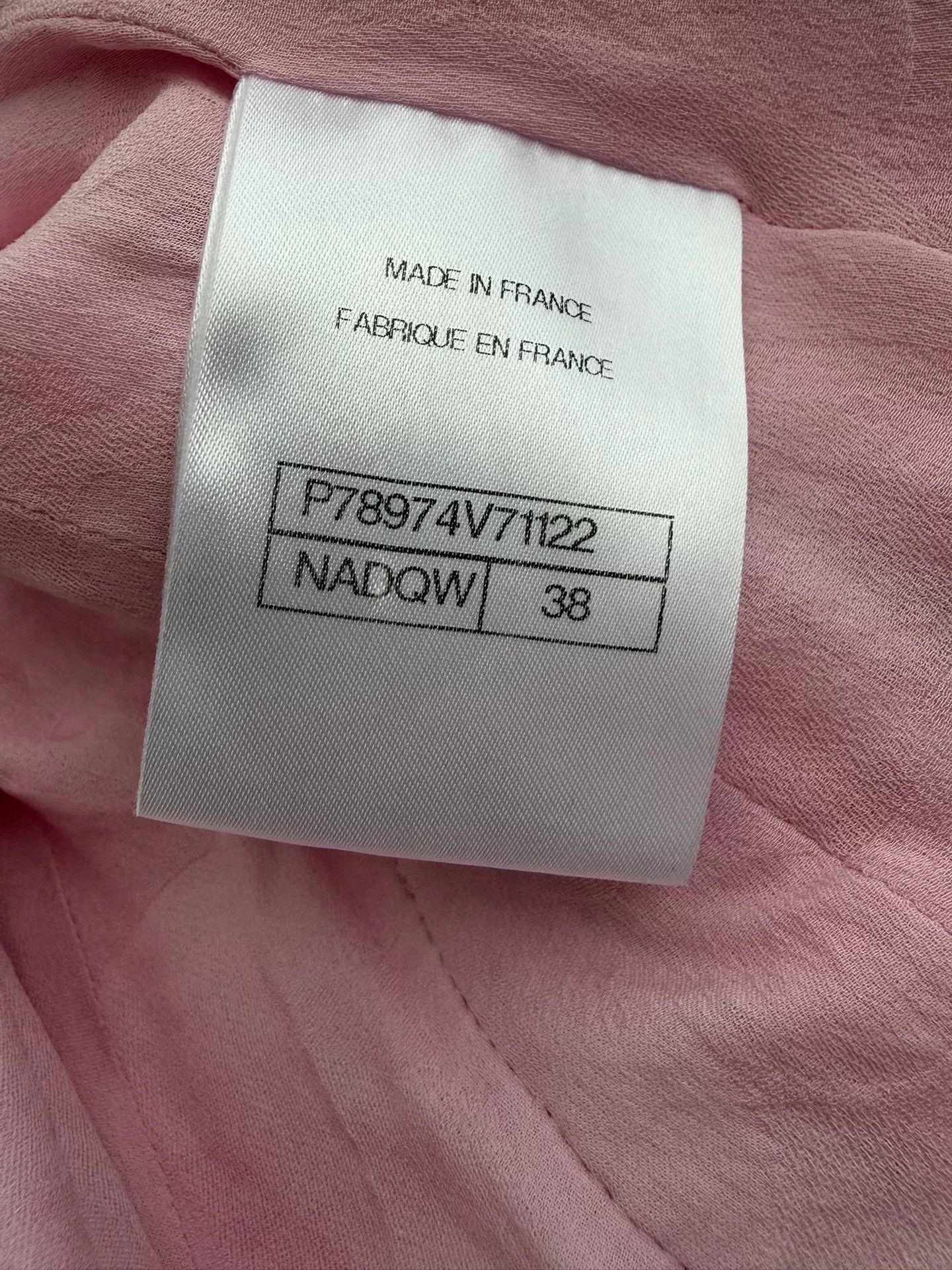Chanel Chanel Pink Tweed Pearl Trim Jacket Size US M / EU 48-50 / 2 - 6 Thumbnail