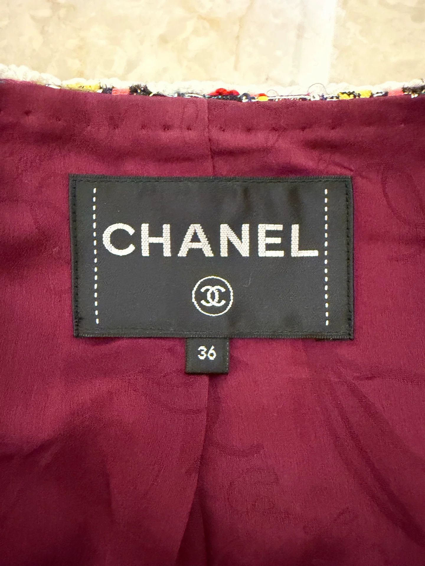 Chanel Chanel Colorful Mosaic Knit Jacket Size US S / EU 44-46 / 1 - 3 Thumbnail