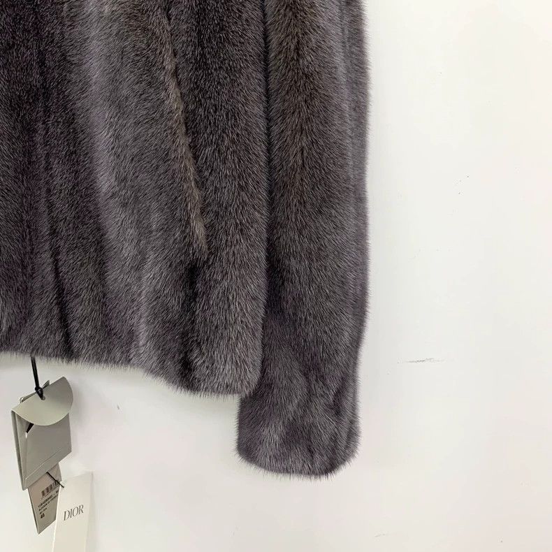 Dior Dior Mink Fur Collar Long Sleeve Jacket Size US XL / EU 56 / 4 - 4 Thumbnail