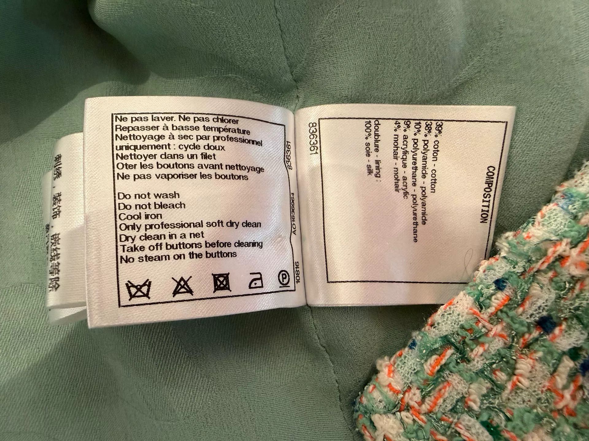 Chanel Chanel Green Beach Vest Size 38 Size US M / EU 48-50 / 2 - 5 Thumbnail