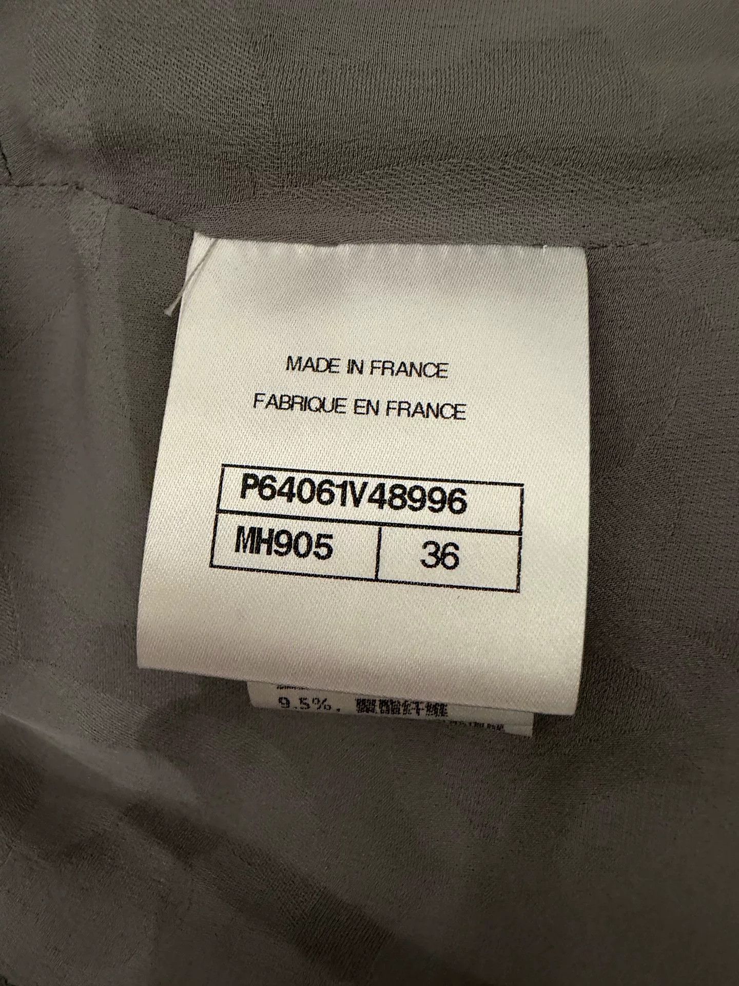 Chanel Chanel Runway Gray Sequin Collar Coat Size US S / EU 44-46 / 1 - 4 Thumbnail