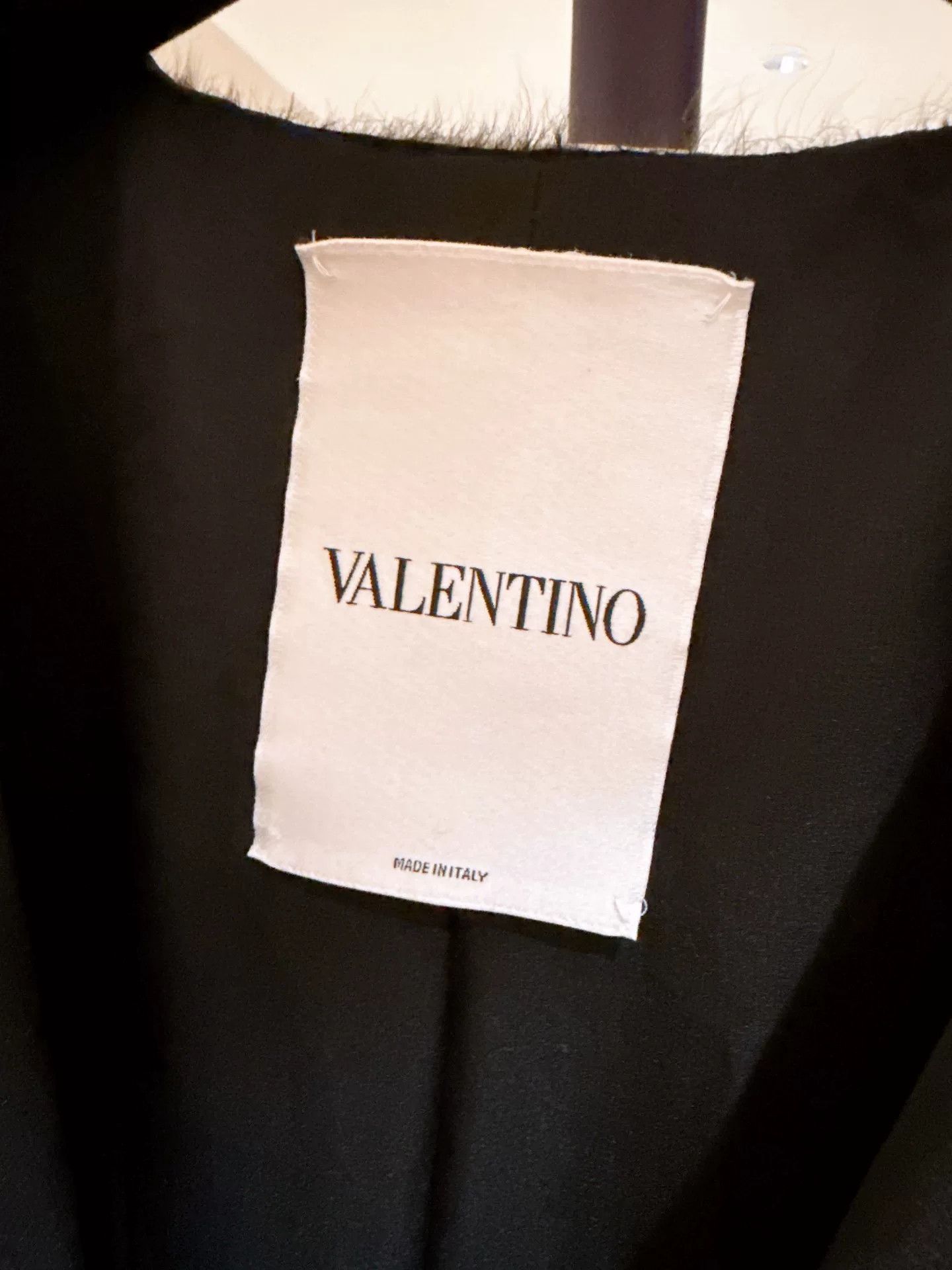 Valentino Valentino Embellished Lamb Fur Coat Size US L / EU 52-54 / 3 - 8 Thumbnail