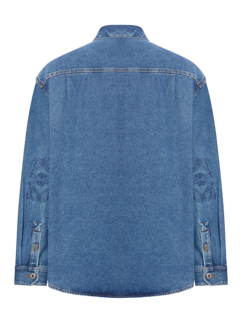 Loewe DENIM ANAGRAM OVERSHIRT Size US L / EU 52-54 / 3 - 2 Thumbnail
