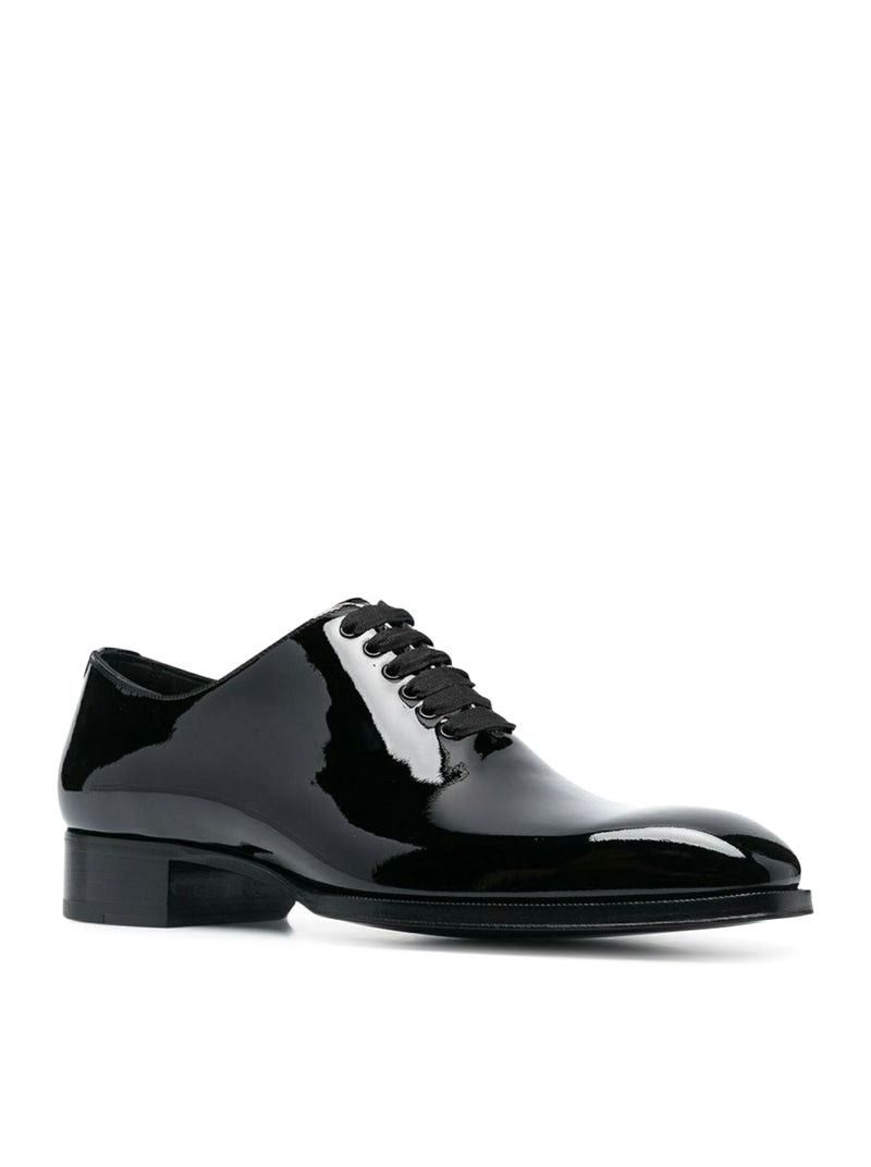 Tom Ford OXFORD ELKAN IN PATENT LEATHER Size US 12 / EU 45 - 2 Thumbnail