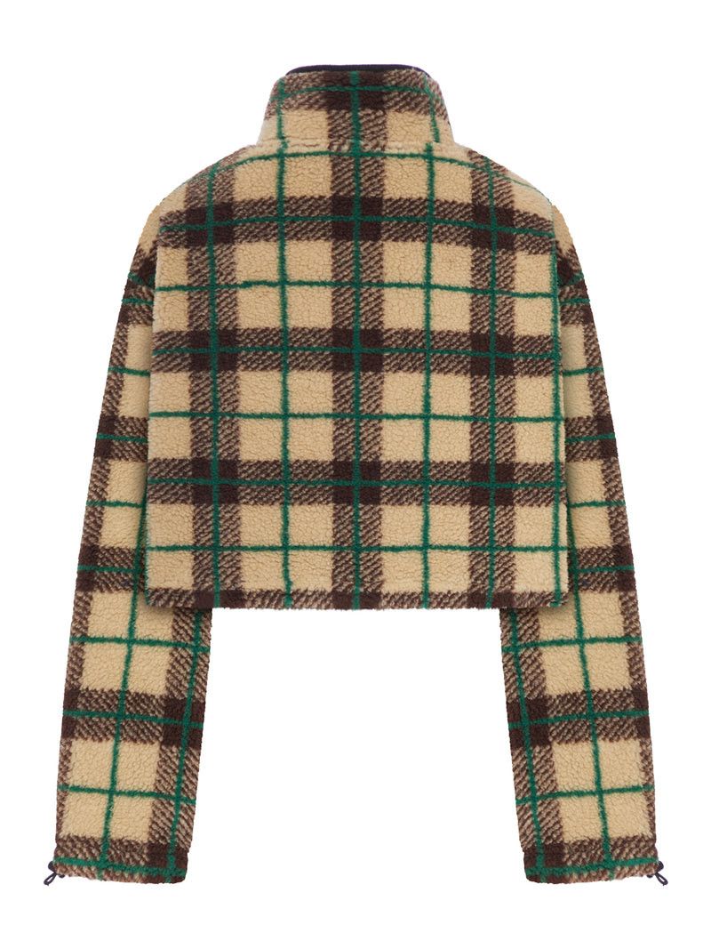 Miu Miu TEDDY CHECK JACKET Size XS / US 0-2 / IT 36-38 - 2 Thumbnail