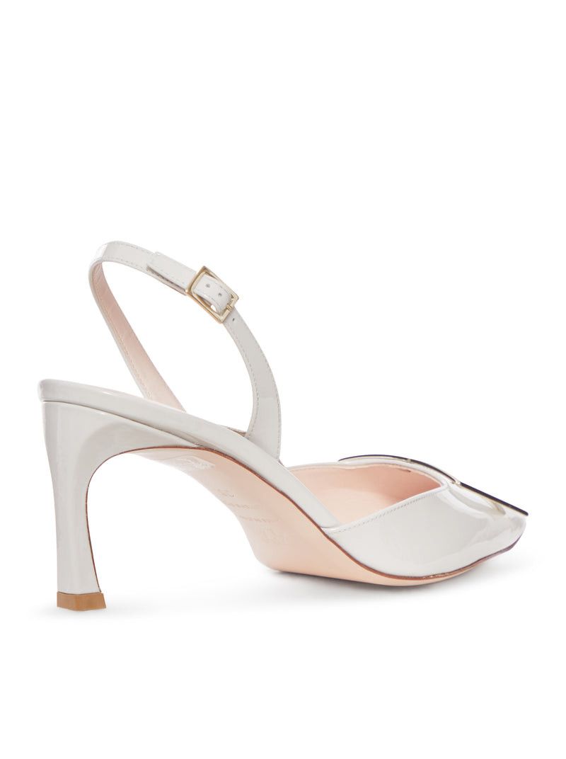 Roger Vivier PATENT SLINGBACK TRUMPETTE PUMPS Size US 7.5 / IT 37.5 - 3 Thumbnail