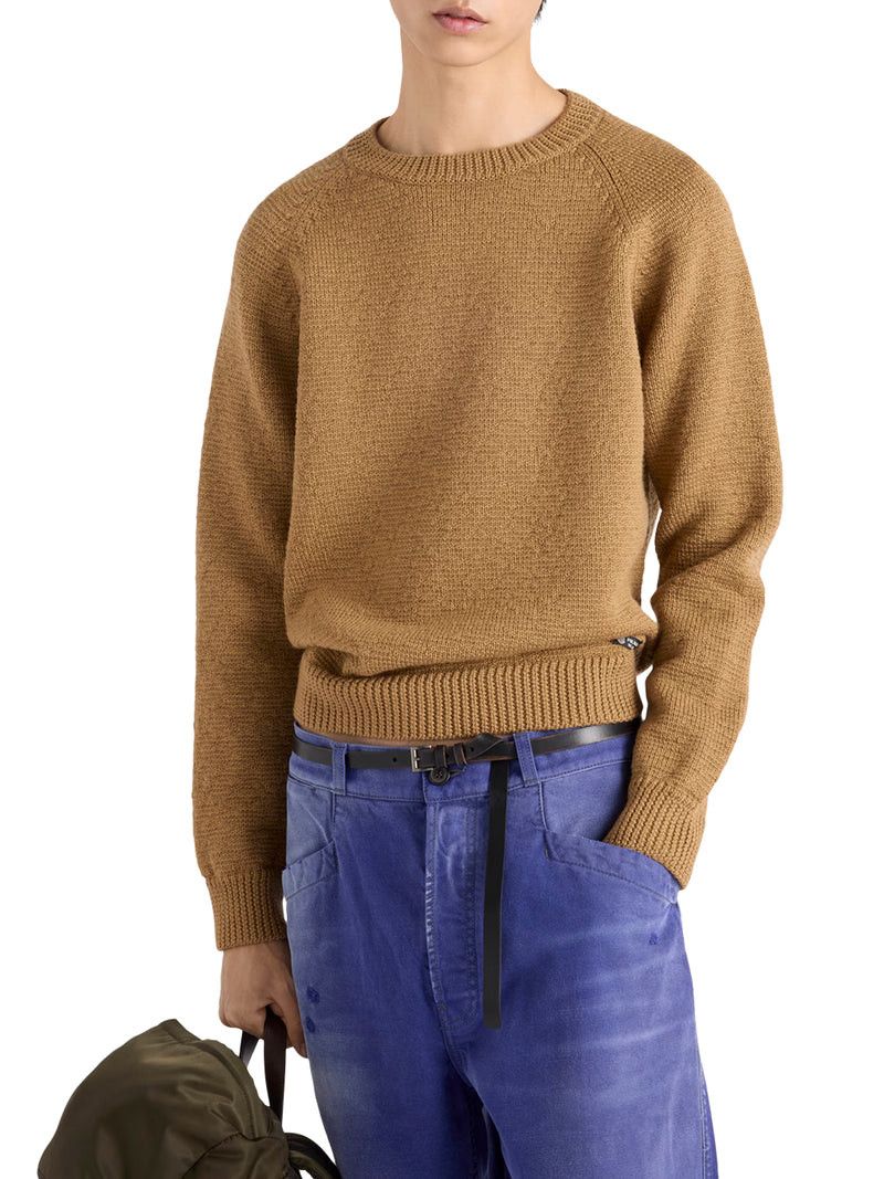 Prada CREW NECK SWEATER IN VIRGIN WOOL Size US M / EU 48-50 / 2 - 3 Thumbnail