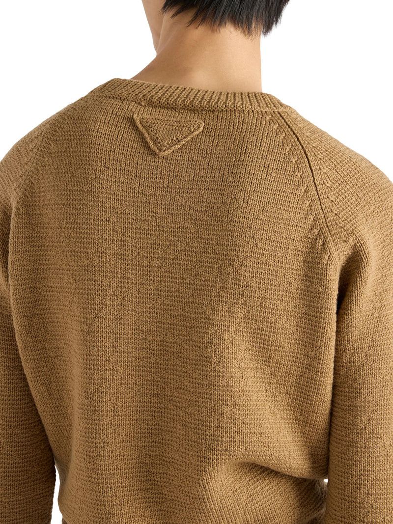Prada CREW NECK SWEATER IN VIRGIN WOOL Size US XL / EU 56 / 4 - 5 Thumbnail