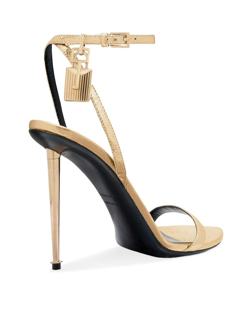 Tom Ford GOLDEN PATENT LEATHER STILETTO HIGH HEEL PUMPS Size US 10 / IT 40 - 3 Thumbnail