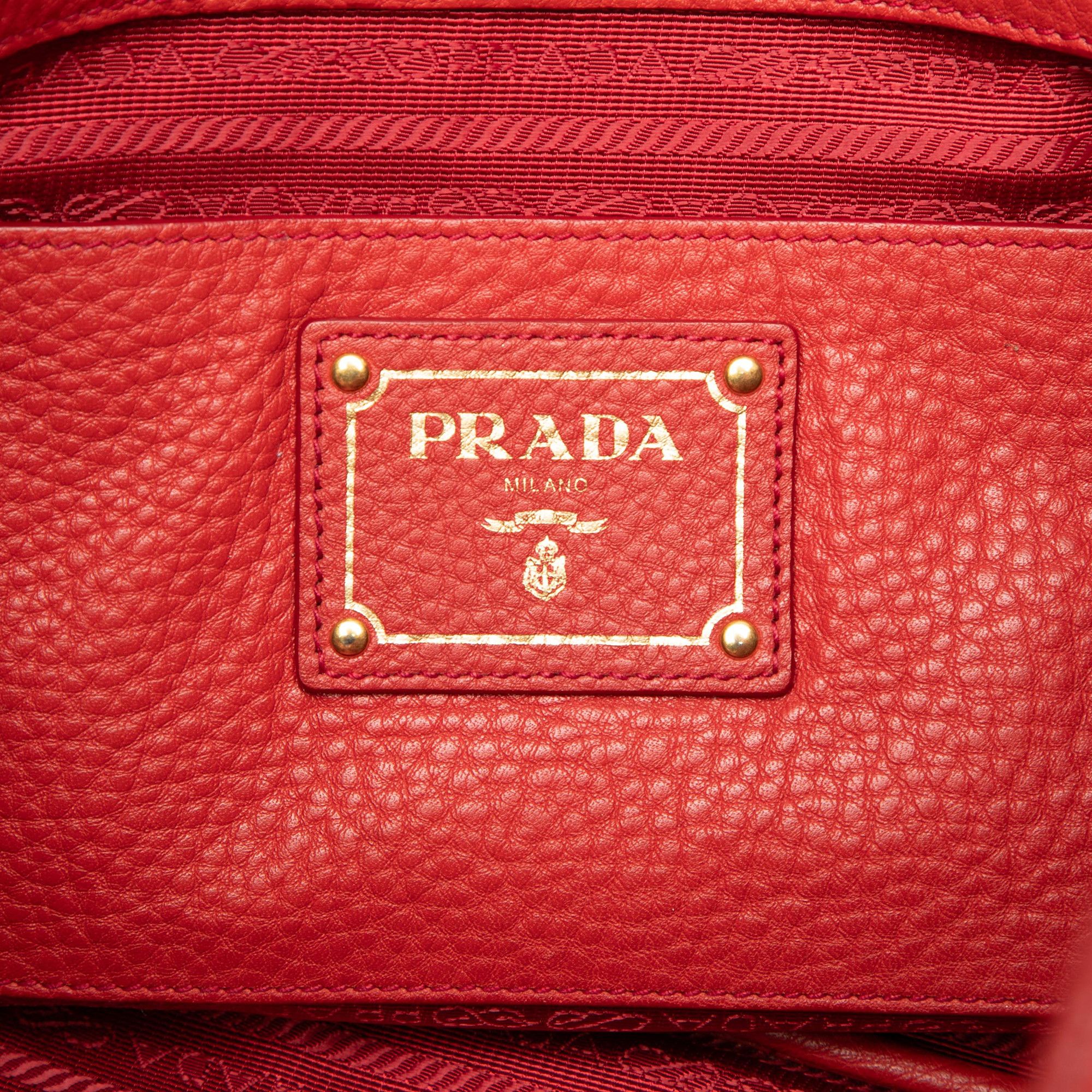 Prada Prada Vitello Daino Side Zip Tote Size ONE SIZE - 5 Thumbnail