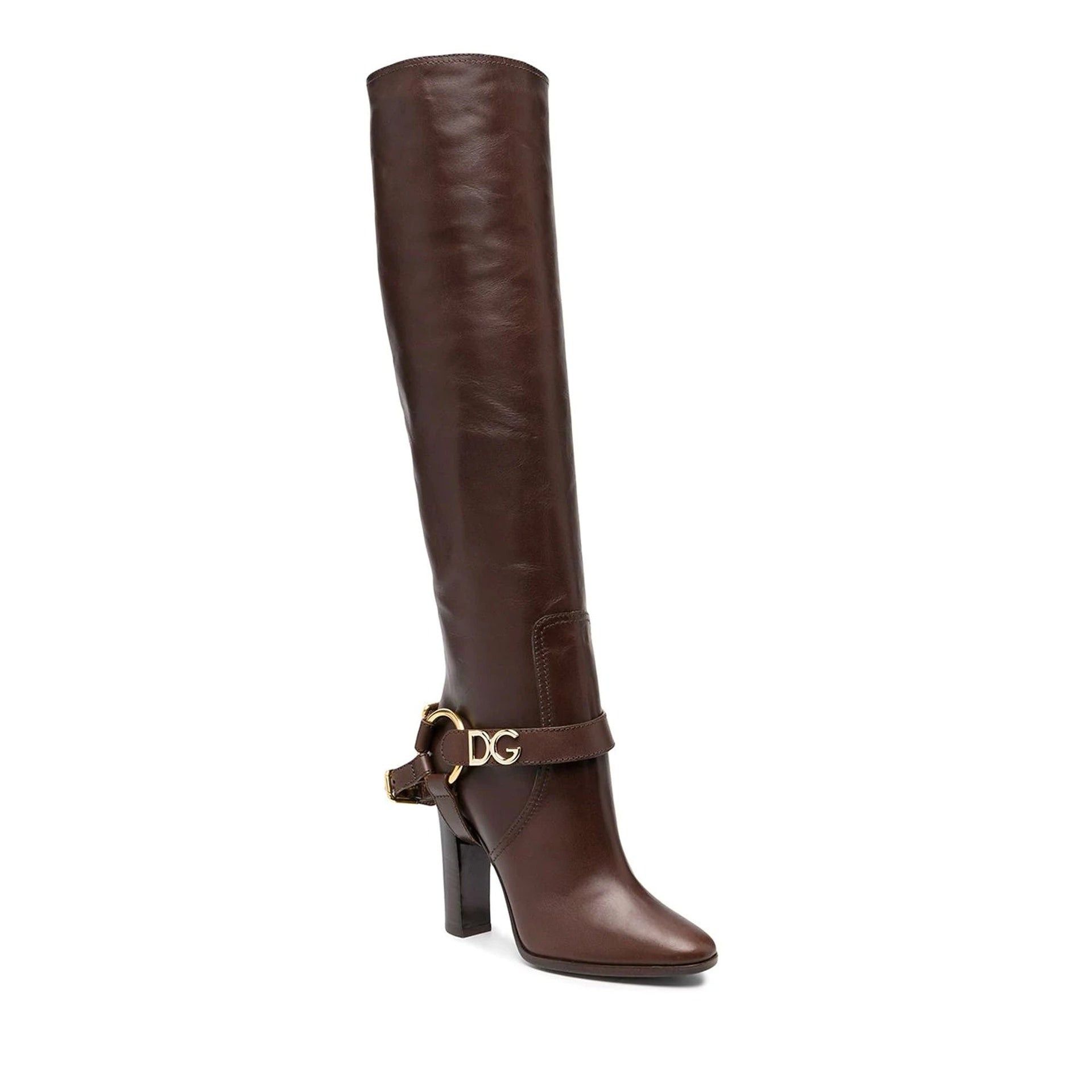 Dolce & Gabbana Dolce & Gabbana Leather Knee Boots Size US 6 / IT 36 - 2 Thumbnail