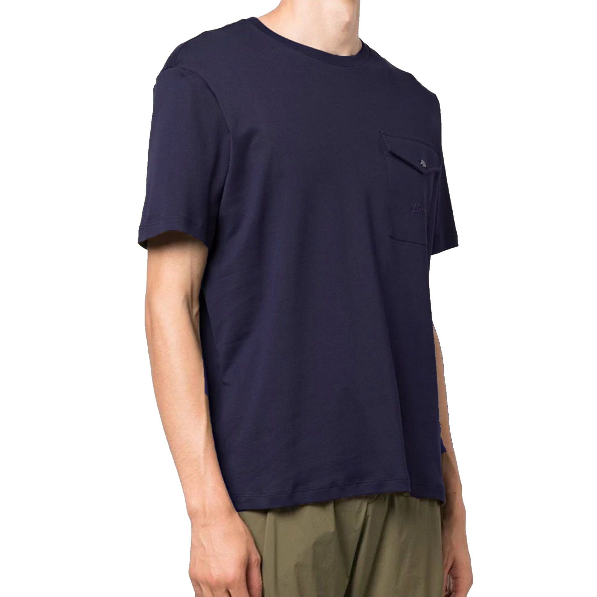 Herno HERNO Logo Detailed Crewneck T-shirt Size US XL / EU 56 / 4 - 2 Thumbnail