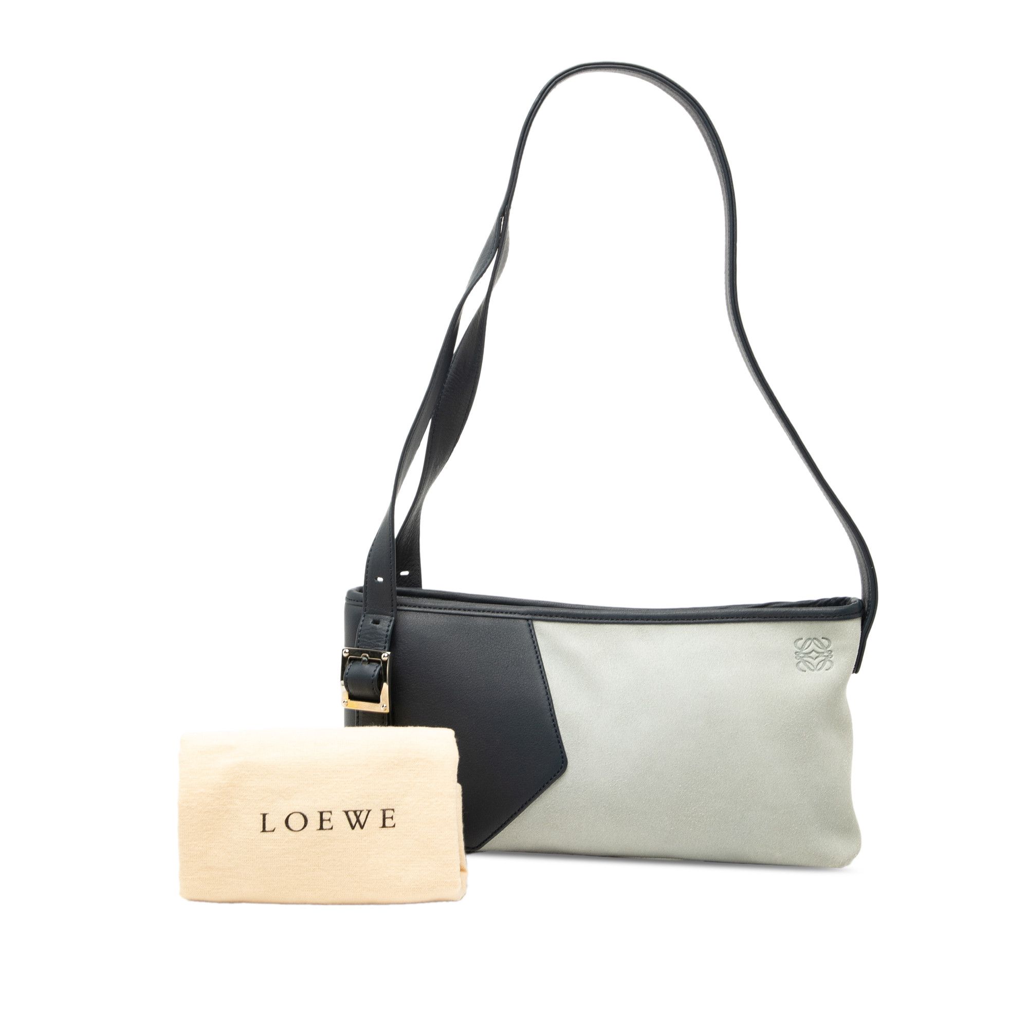 Loewe LOEWE Suede Anagram Switching Shoulder Bag Size ONE SIZE - 7 Thumbnail