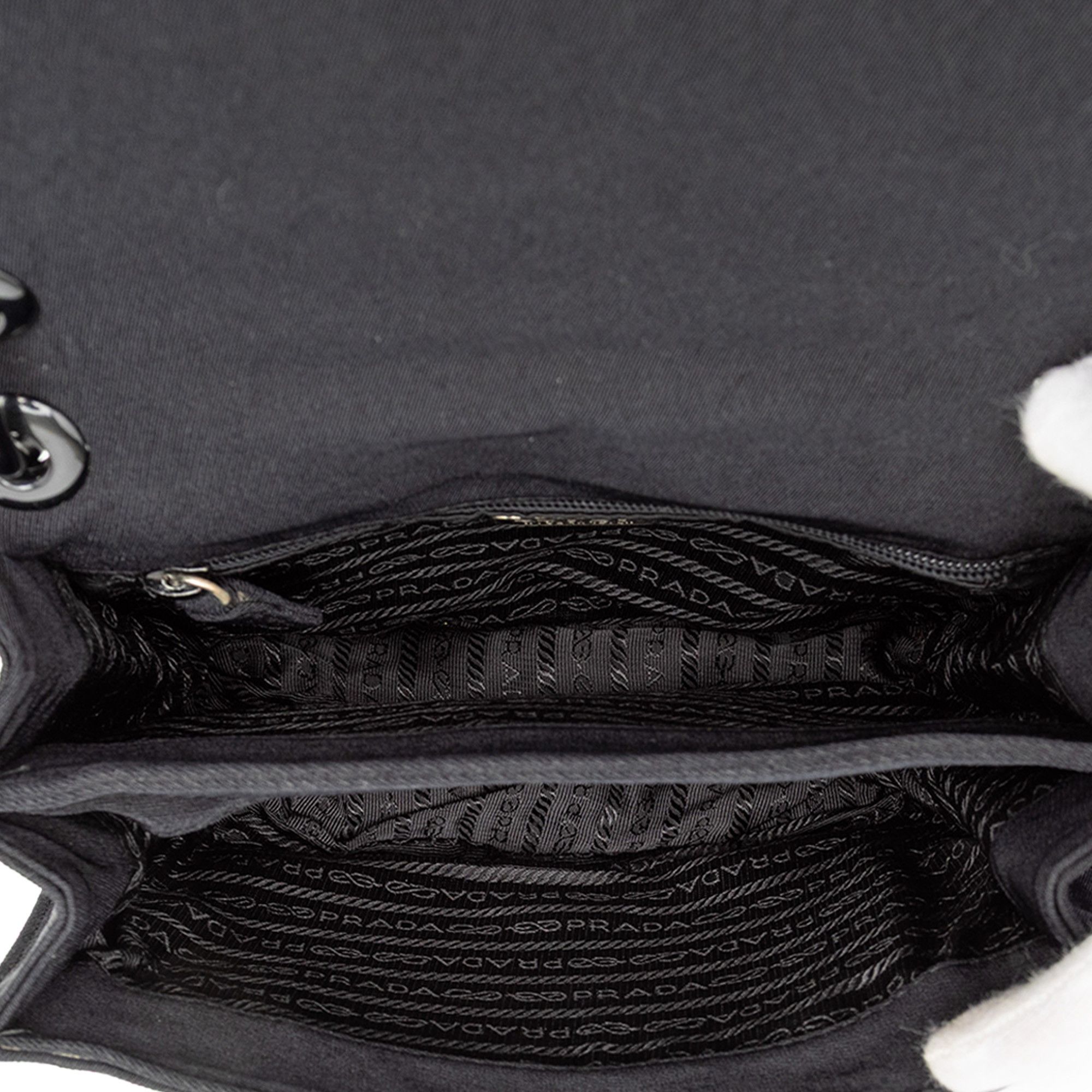 Prada Prada Canvas Lucite Chain Shoulder Bag Size ONE SIZE - 4 Thumbnail