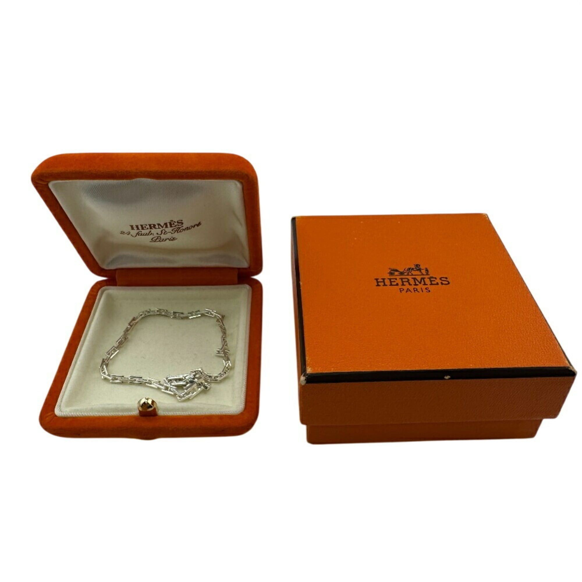 Hermes HERMES Hercules 4.1g Bracelet Silver Unisex Size ONE SIZE - 9 Thumbnail