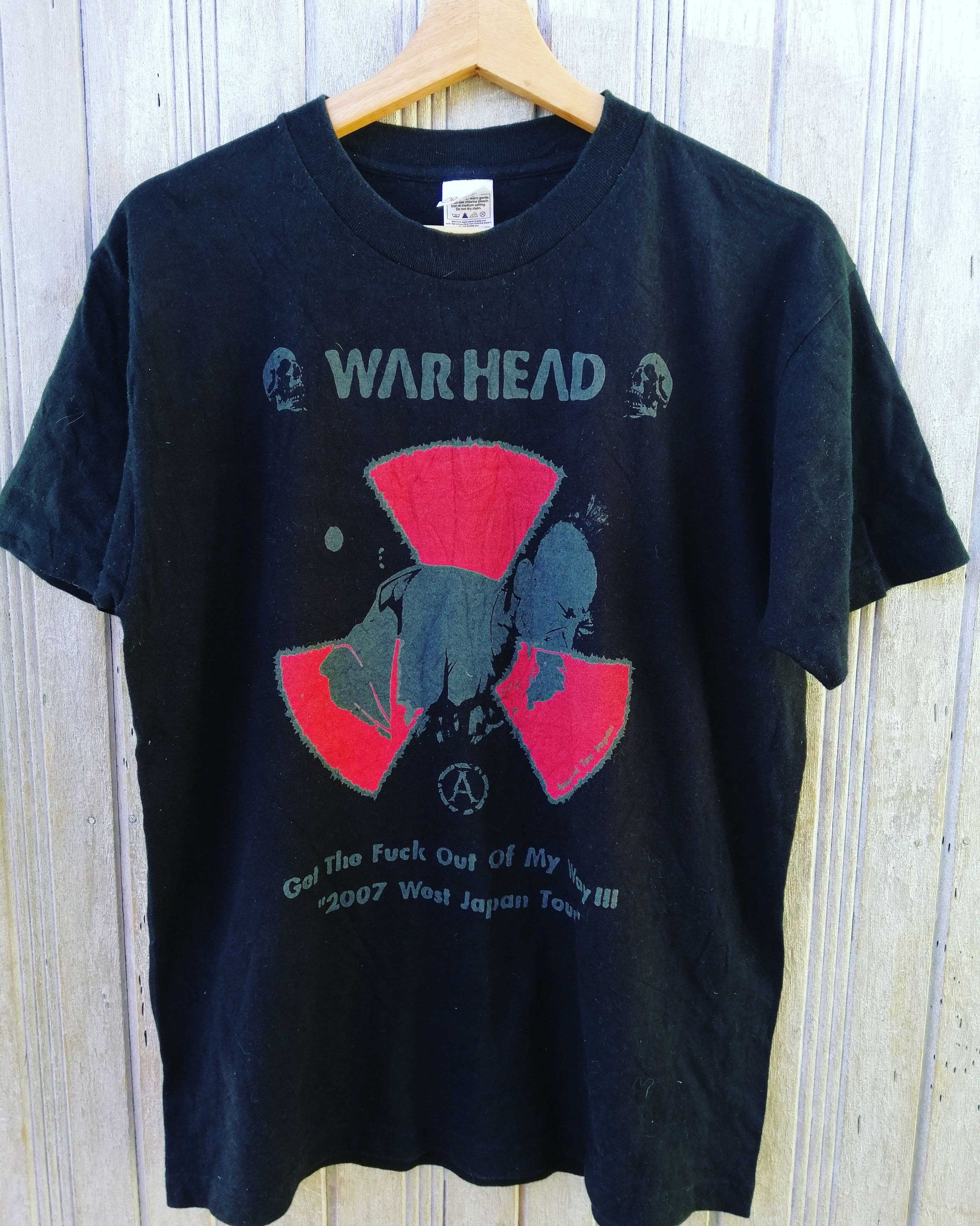 Band Tees RARE!!! WARHEAD Punk Rock Band 2007 West Japan Tour Tshirt Size US M / EU 48-50 / 2 - 1 Thumbnail