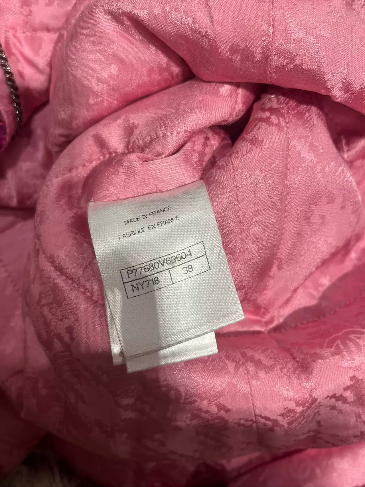 Chanel Chanel 24K Pink Plaid Lion Buckle Coat Size US M / EU 48-50 / 2 - 4 Thumbnail
