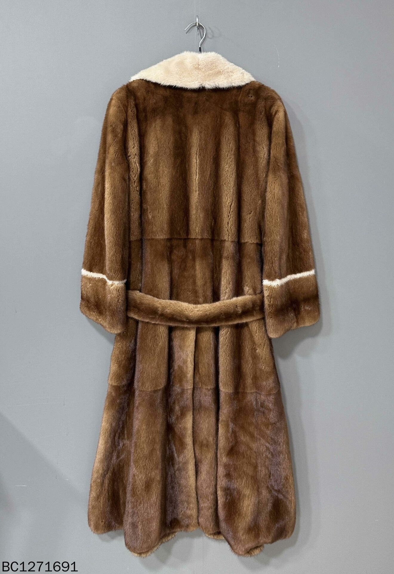 Fendi Fendi Long Gold Mink Fur Coat Size US L / EU 52-54 / 3 - 3 Thumbnail