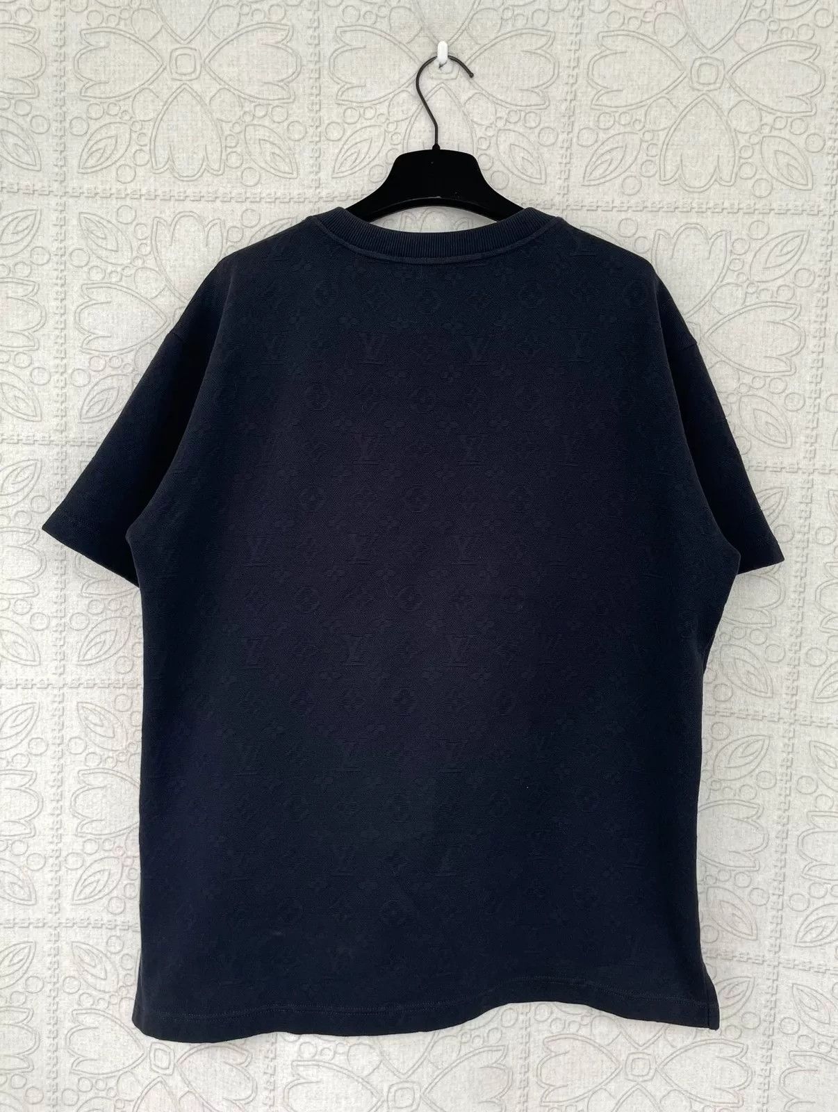 Louis Vuitton louis vuitton dark blue printed short sleeve tee Size US XXL / EU 58 / 5 - 2 Thumbnail