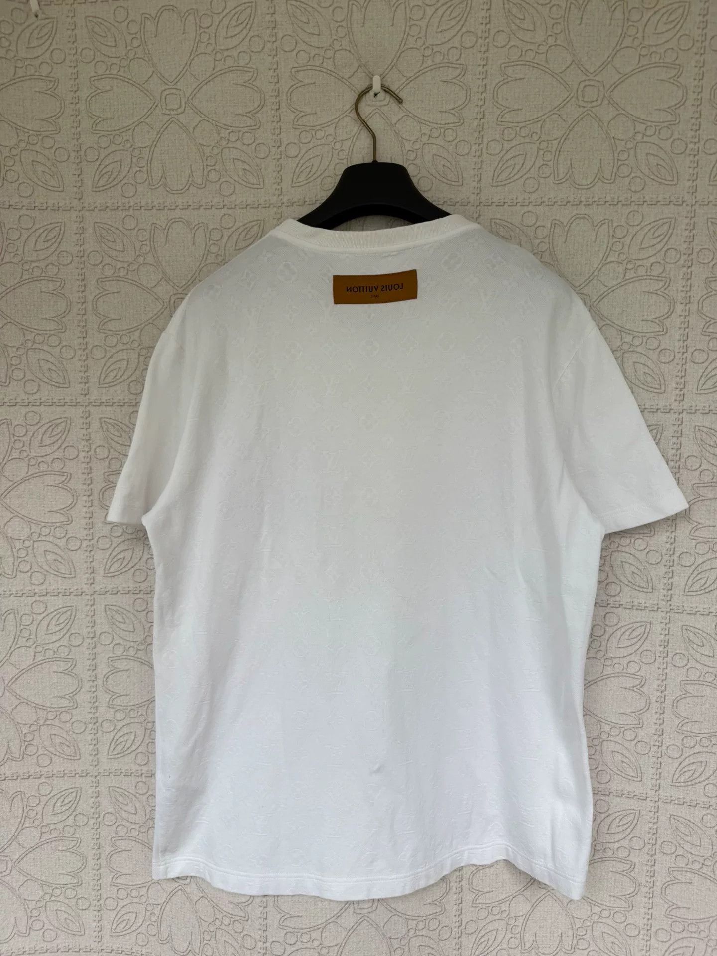 louis vuitton ocean bead pattern short sleeve