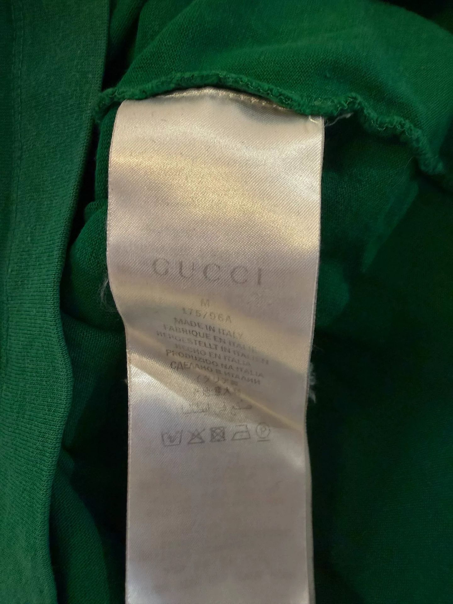 Gucci gucci embroidery polo shirt in green Size US M / EU 48-50 / 2 - 3 Thumbnail
