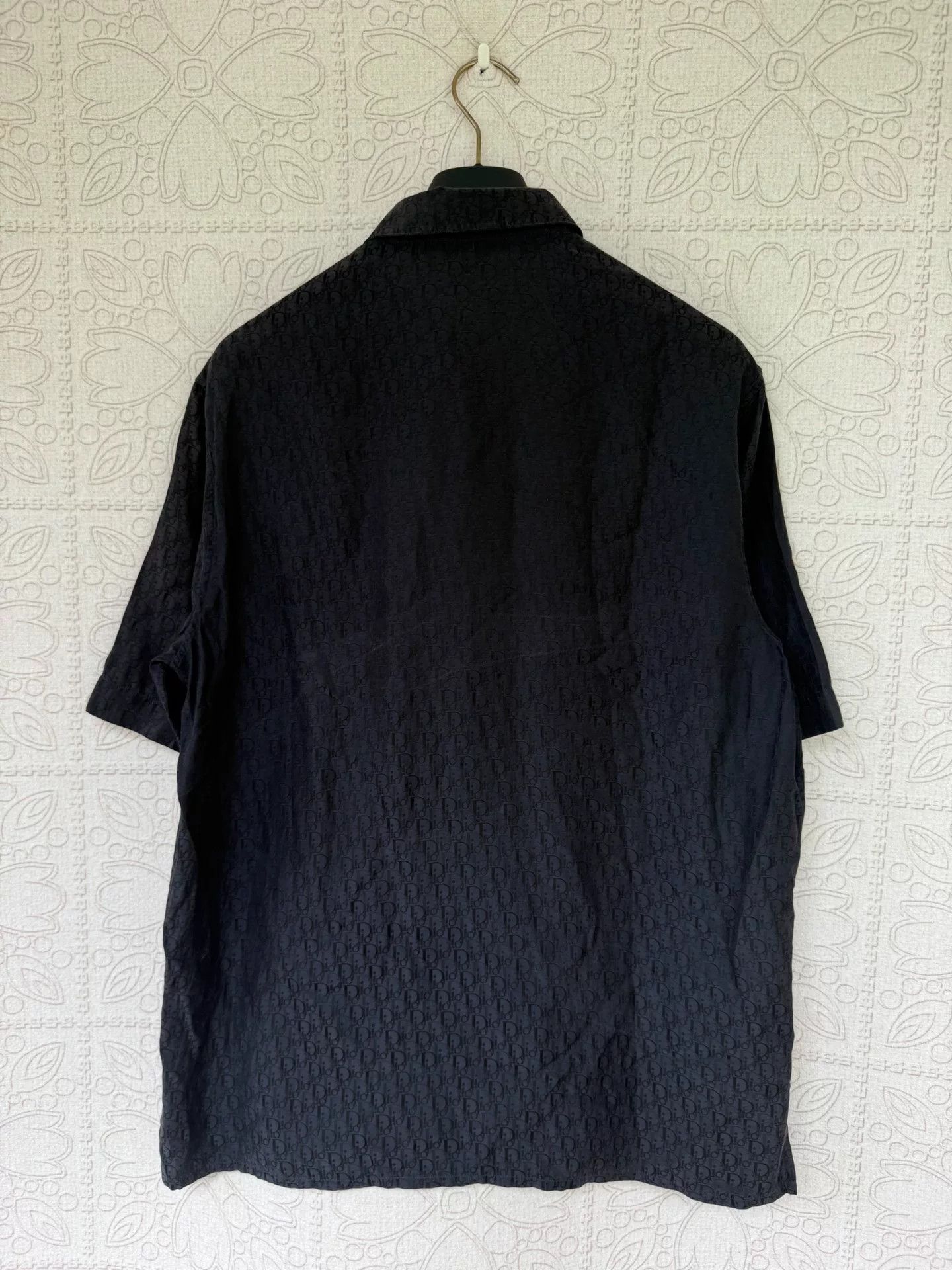 Dior Dior Dark Patterned Short Sleeve Shirt Size US M / EU 48-50 / 2 - 2 Thumbnail