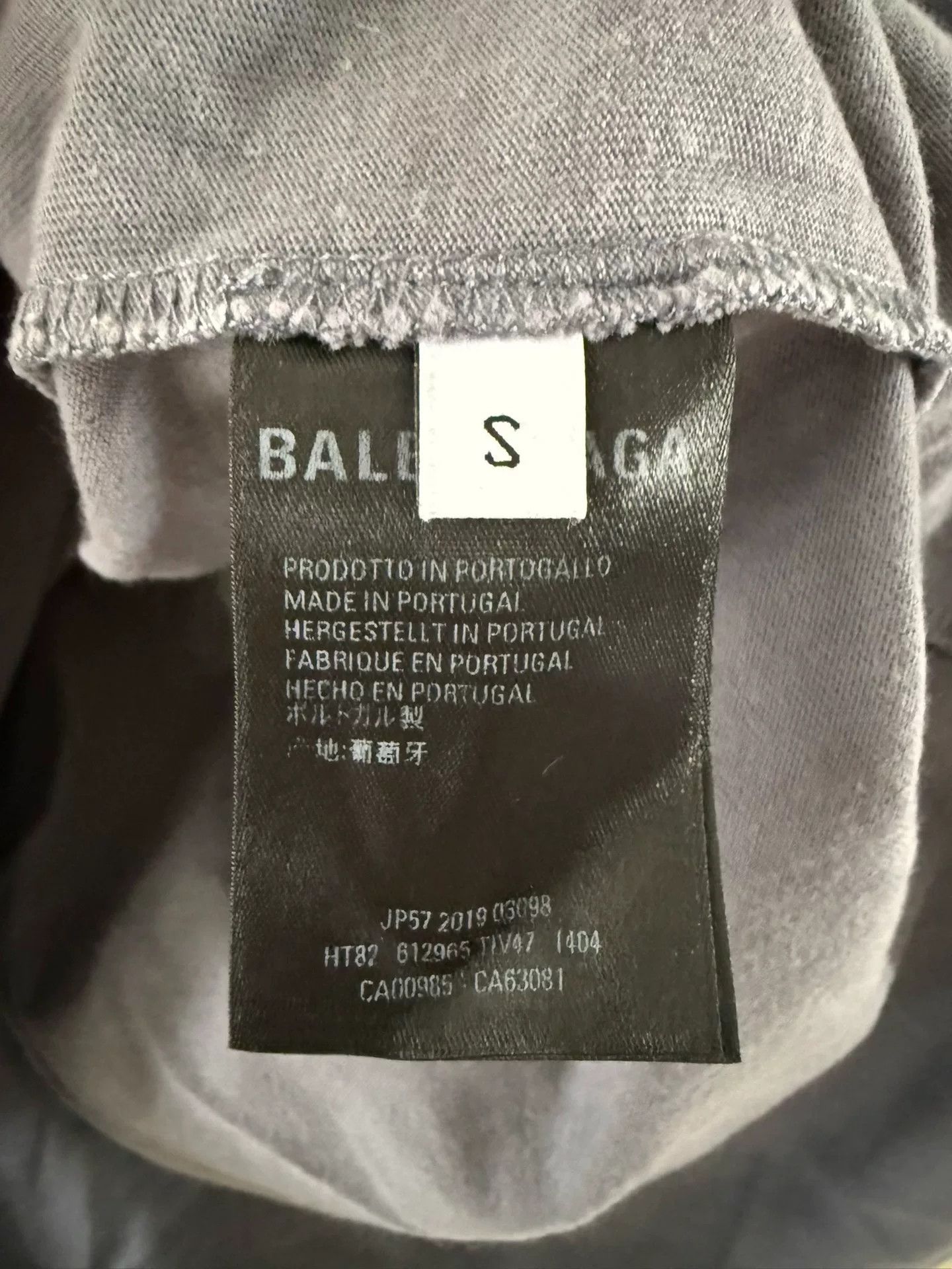 Balenciaga Balenciaga Short Sleeve Tee Size S Size US S / EU 44-46 / 1 - 3 Thumbnail