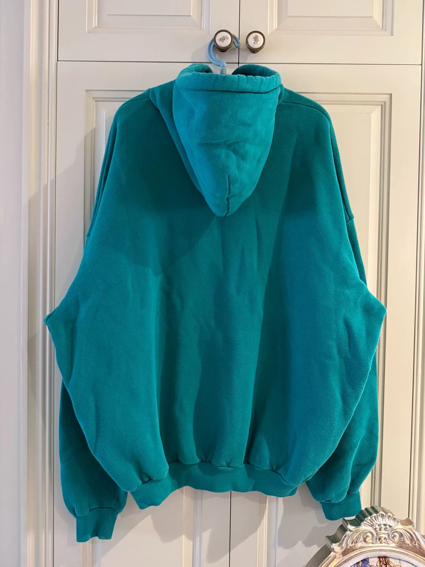 Balenciaga balenciaga turquoise oversized hoodie Size US S / EU 44-46 / 1 - 2 Thumbnail