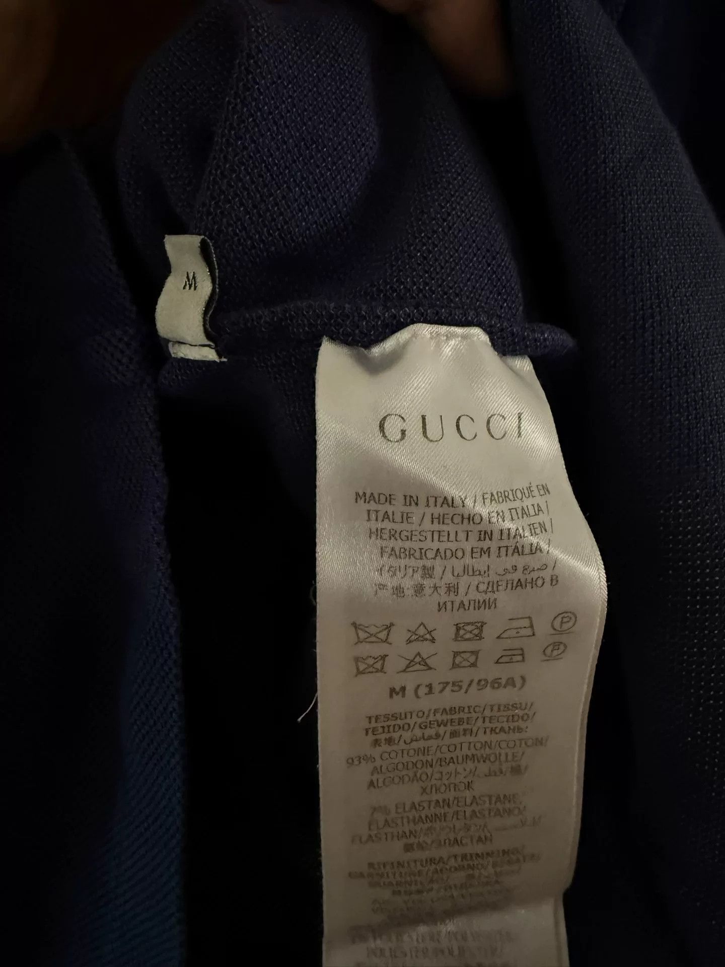 Gucci gucci double g stripe collar polo shirt Size US M / EU 48-50 / 2 - 3 Thumbnail