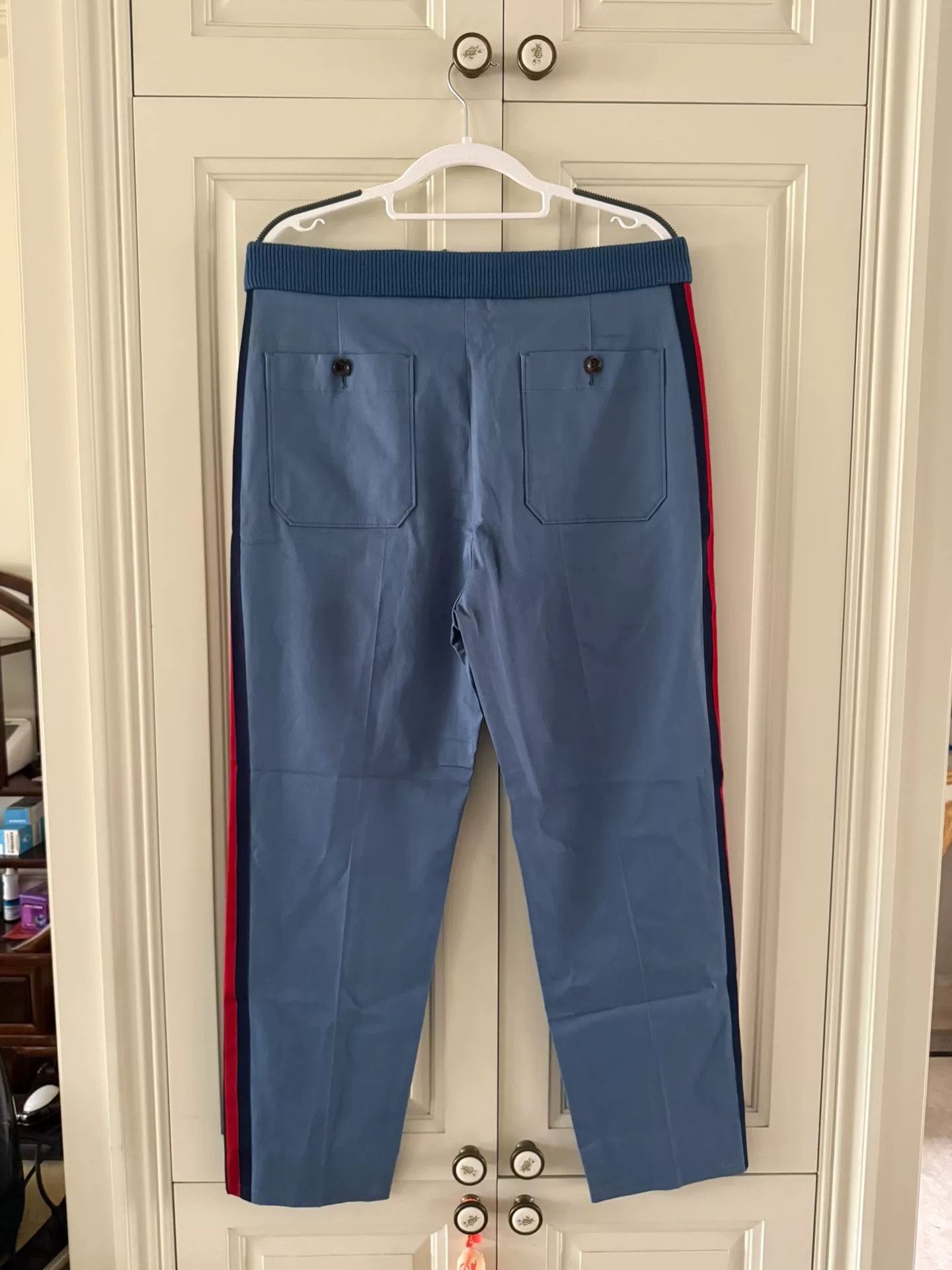 Gucci gucci red blue striped long pants size 46 Size US 34 / EU 50 - 2 Thumbnail