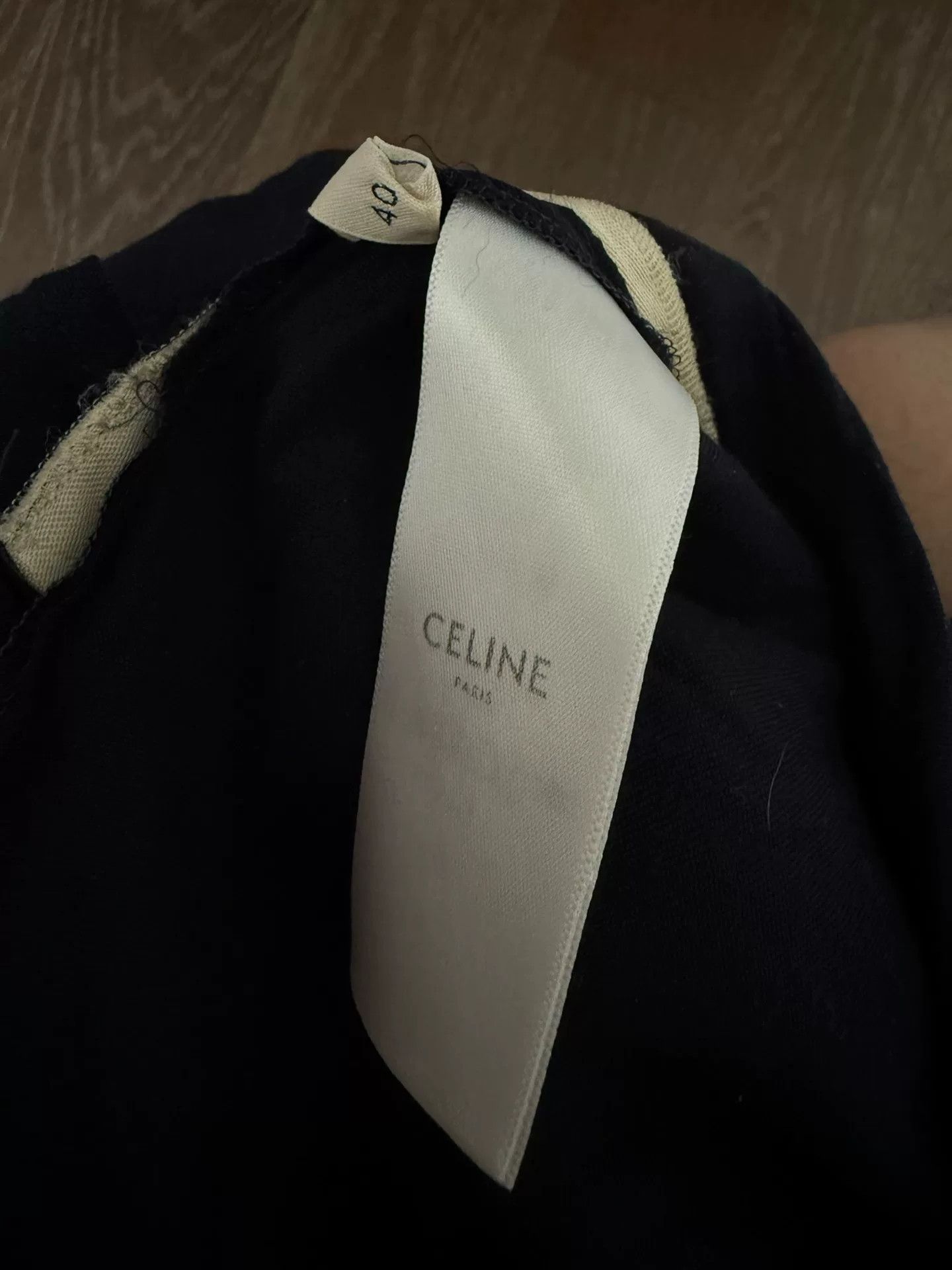 Celine Celine Satin Logo Long Pants Size 40 Size 40" / US 18 - 3 Thumbnail