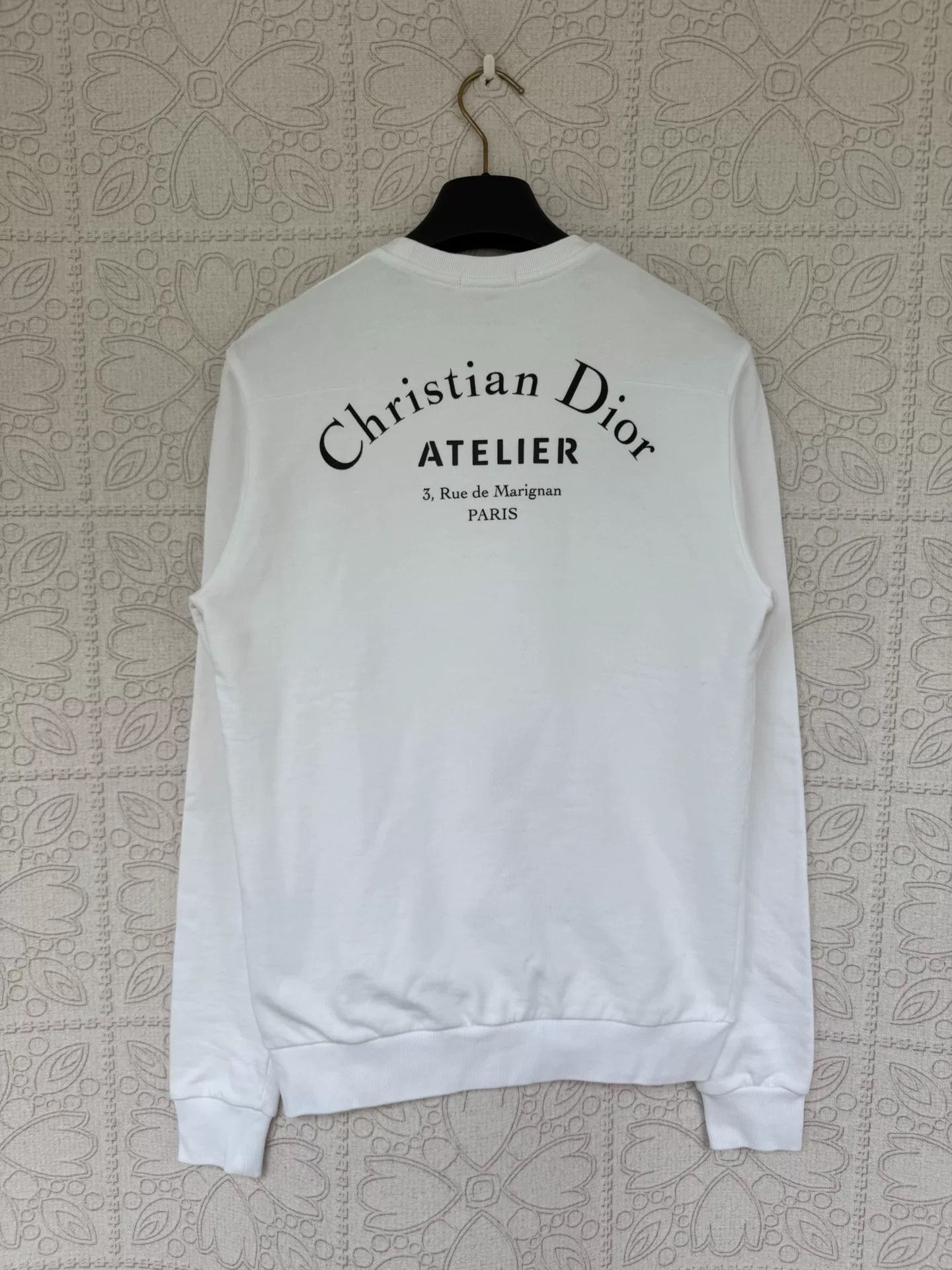 Dior christian dior white sweatshirt with logo Size XS / US 0-2 / IT 36-38 - 2 Thumbnail