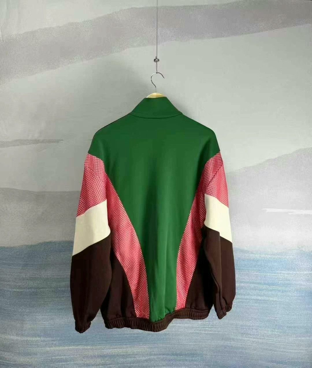 Gucci gucci green and brown logo zip jacket Size US L / EU 52-54 / 3 - 3 Thumbnail