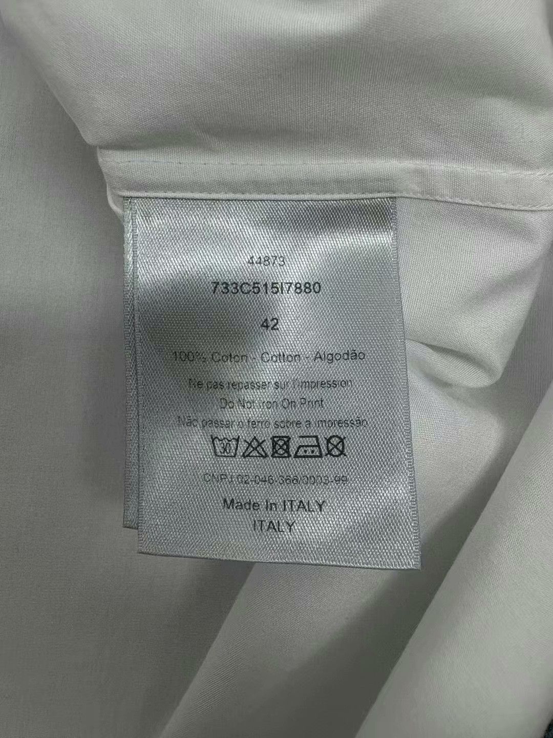 Dior dior printed short sleeve shirt size 42 Size US L / EU 52-54 / 3 - 6 Thumbnail