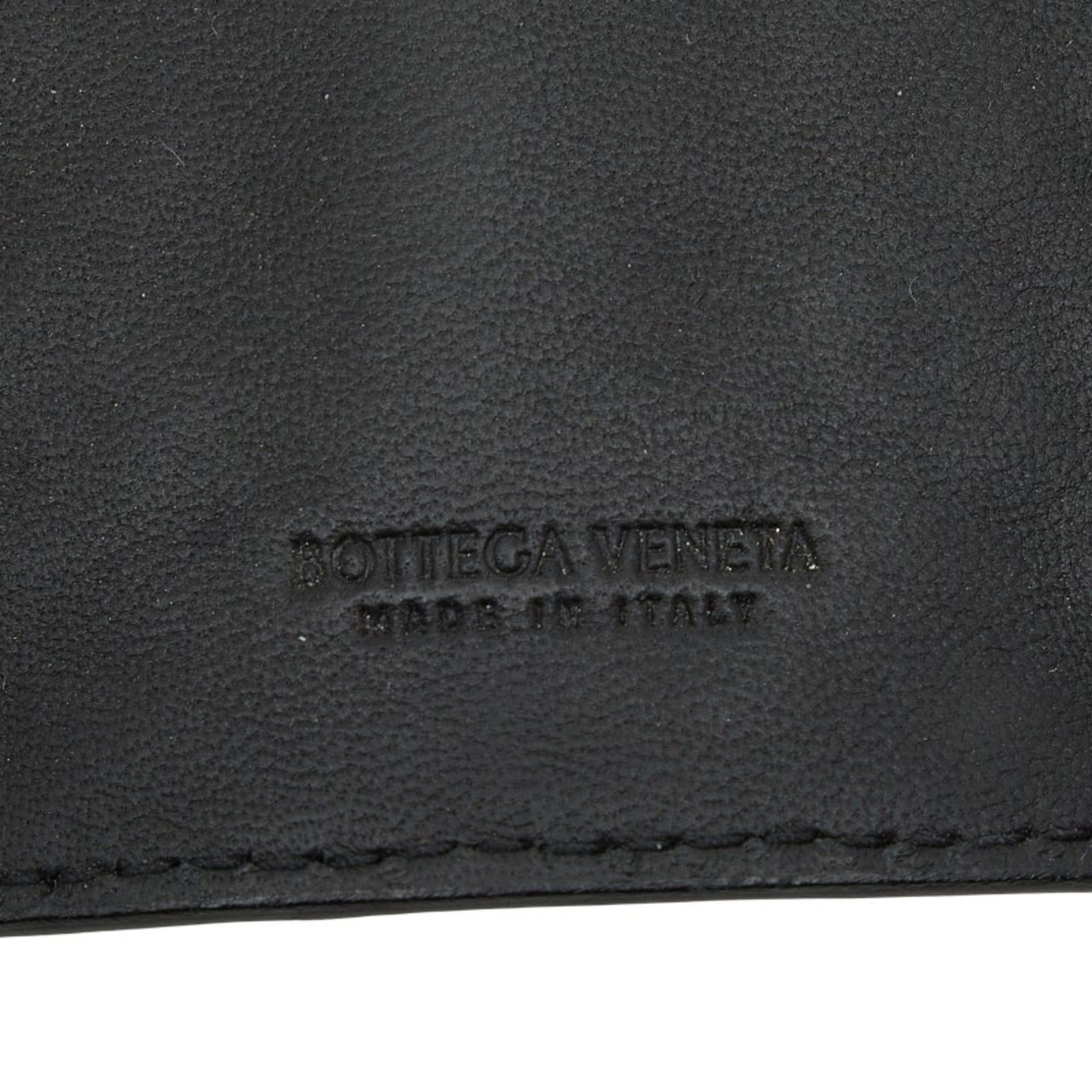 Bottega Veneta Bottega Veneta Intrecciato Key Case in Black Leather for Women Size ONE SIZE - 8 Thumbnail