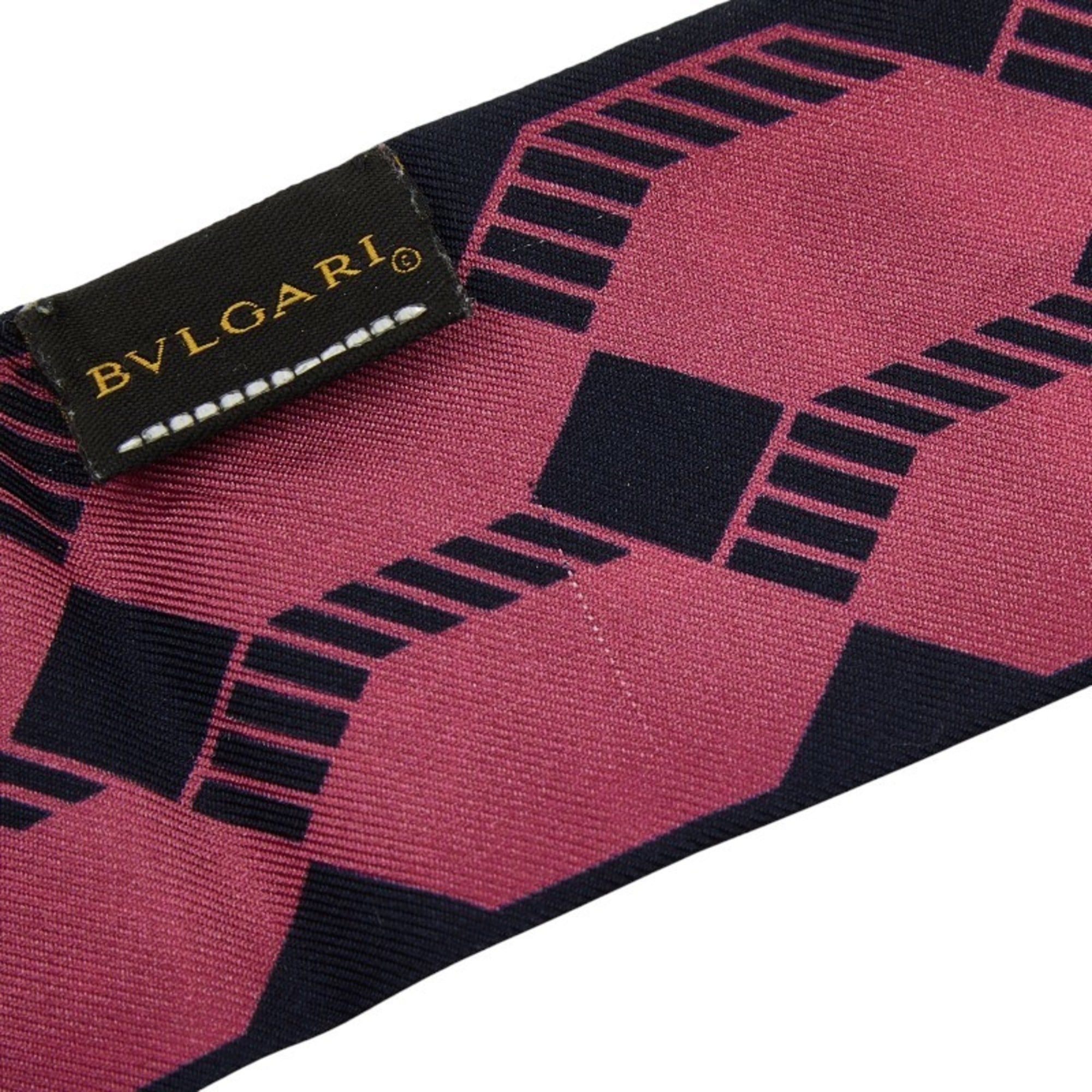 Bvlgari BVLGARI x FRGMT Collaboration Collection Serpenti Scarf/Muffler in Navy and Pink Silk for Women Size ONE SIZE - 3 Thumbnail