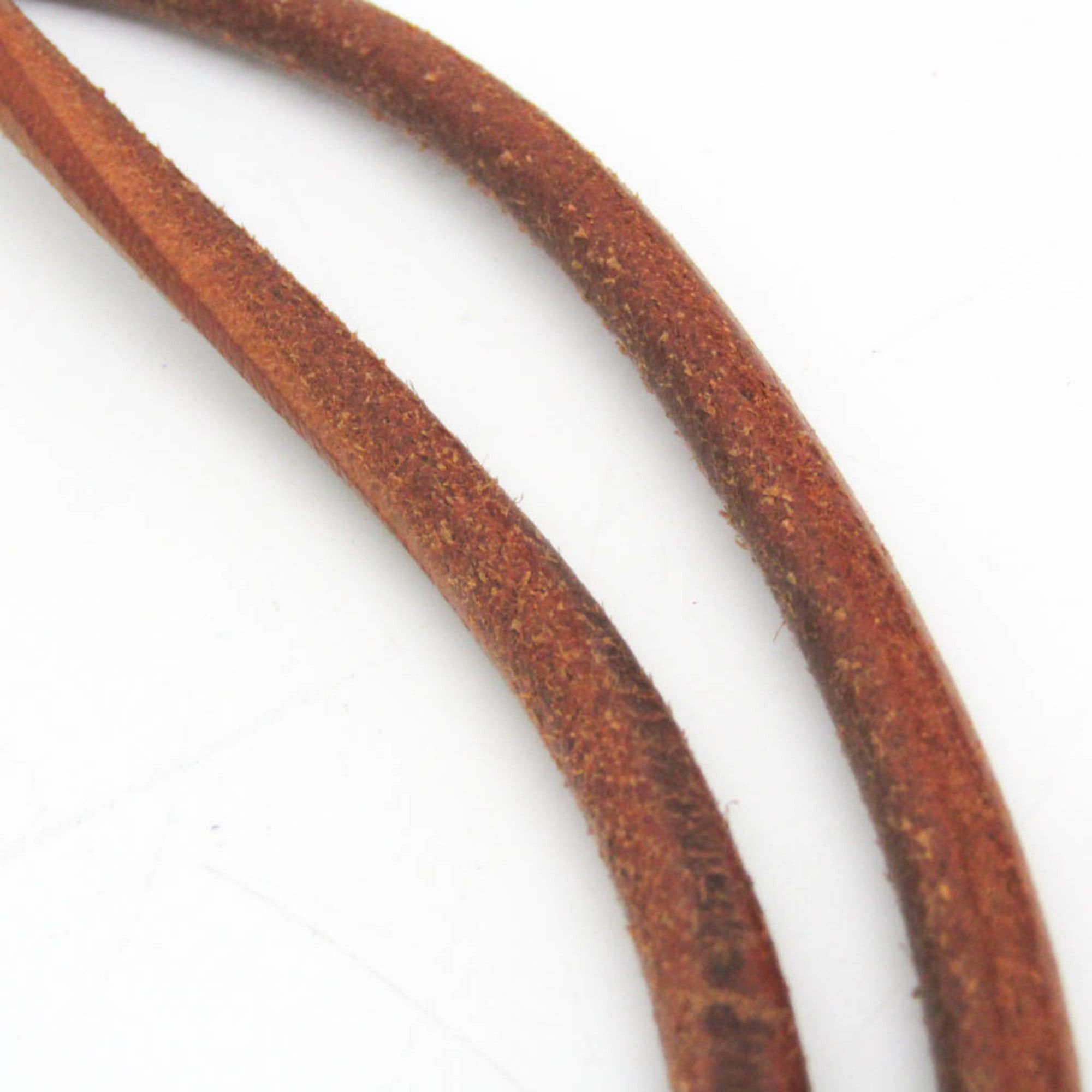 Hermes Hermes Women,Men Leather Chain Belt Brown,Silver Size ONE SIZE - 6 Thumbnail