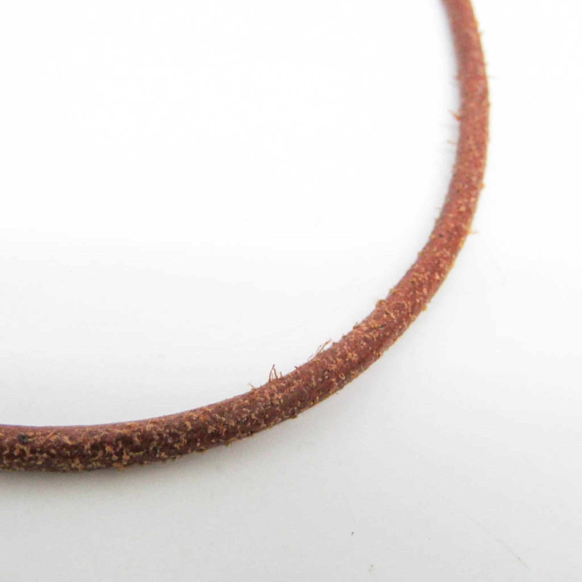 Hermes Hermes Kite Choker Leather,Metal Bangle Silver,Brown Size ONE SIZE - 8 Thumbnail