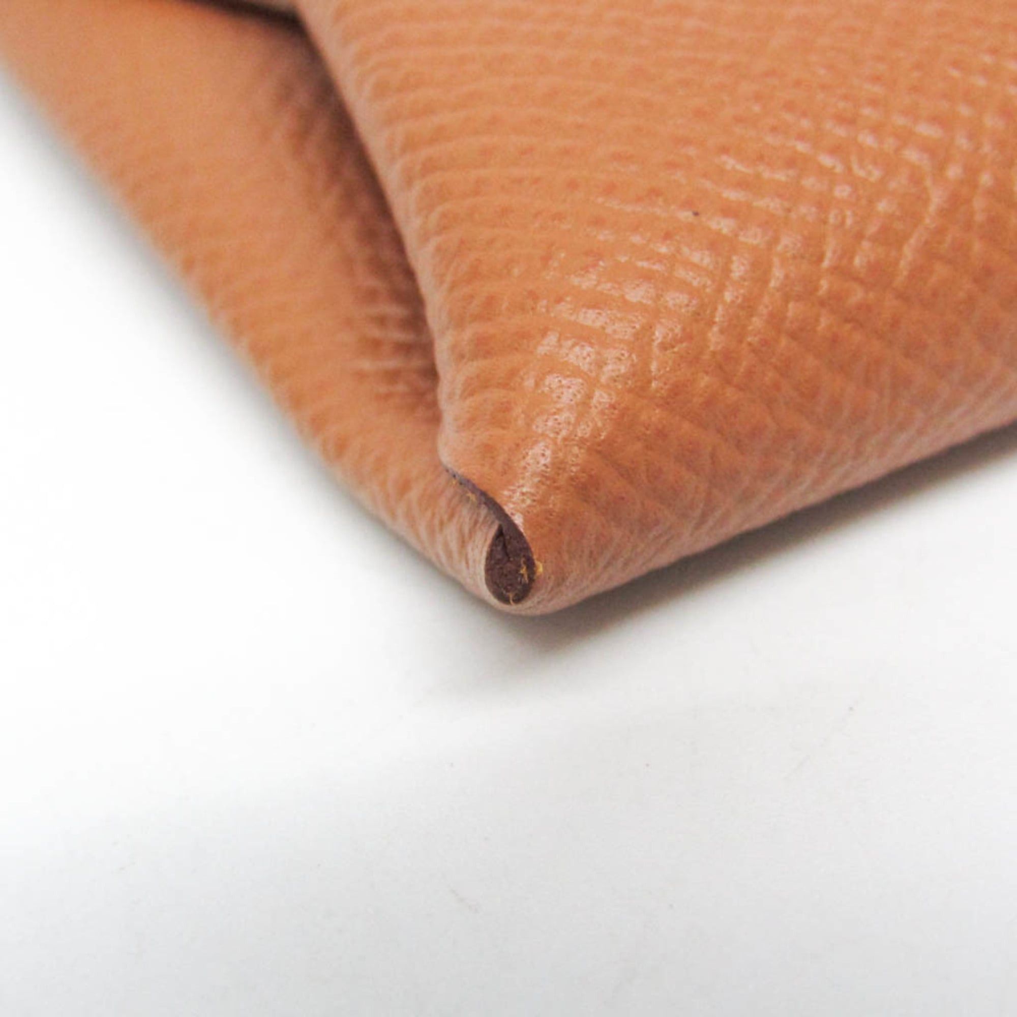Hermes Hermes Bastia Men,Women Epsom Leather Coin Purse/coin Case Brown Size ONE SIZE - 7 Thumbnail