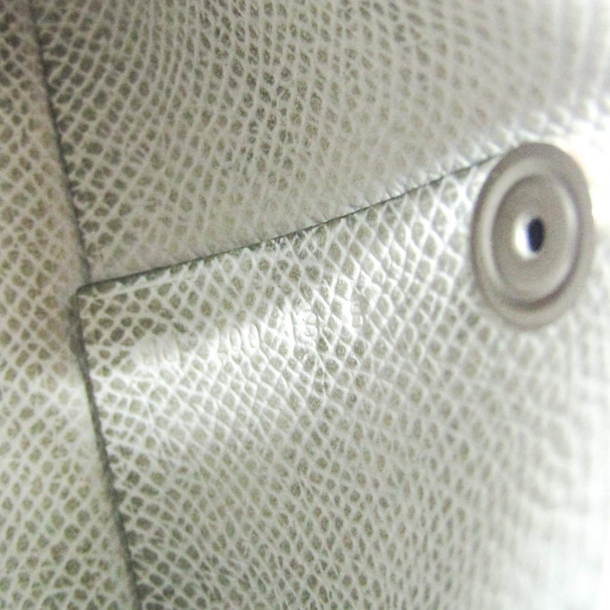Hermes Hermes Bastia Women,Men Epsom Leather Coin Purse/coin Case White Size ONE SIZE - 11 Thumbnail