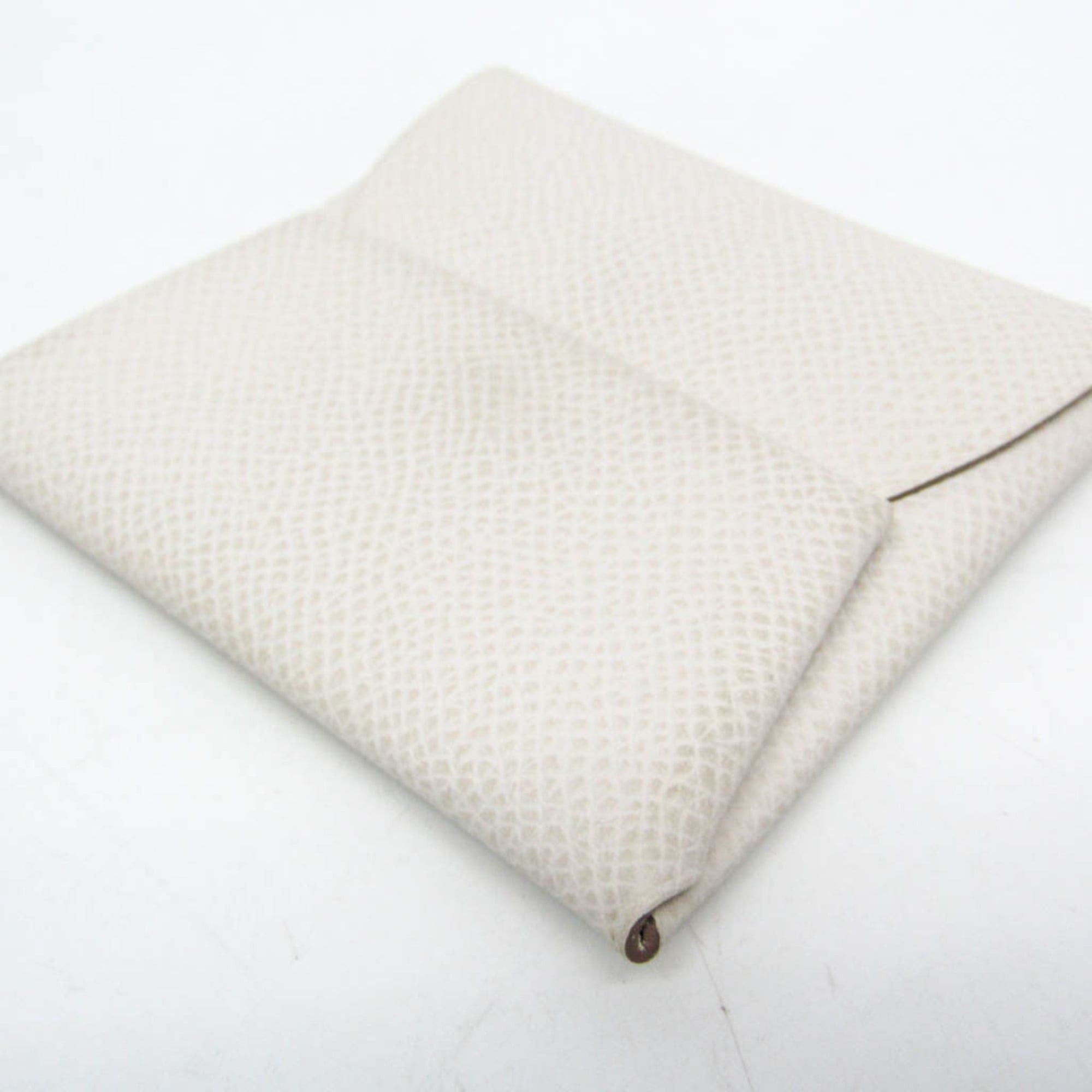 Hermes Hermes Bastia Women,Men Epsom Leather Coin Purse/coin Case White Size ONE SIZE - 6 Thumbnail