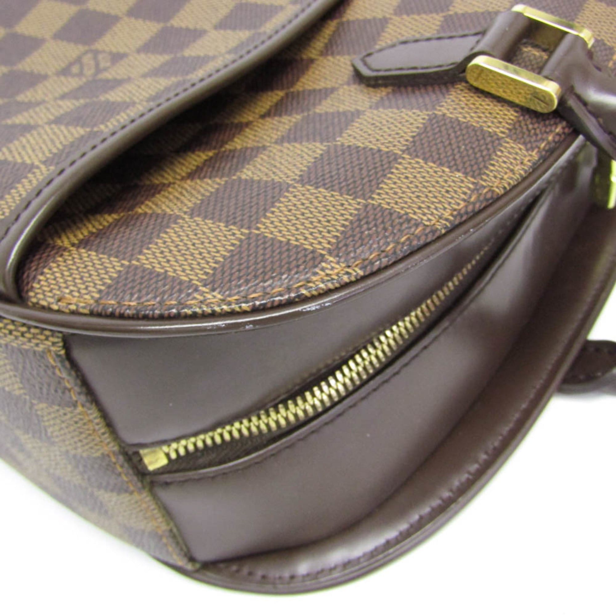 Louis Vuitton Louis Vuitton Damier Sarria Horizontal N51282 Men,Women Handbag Brown,Ebene Size ONE SIZE - 8 Thumbnail
