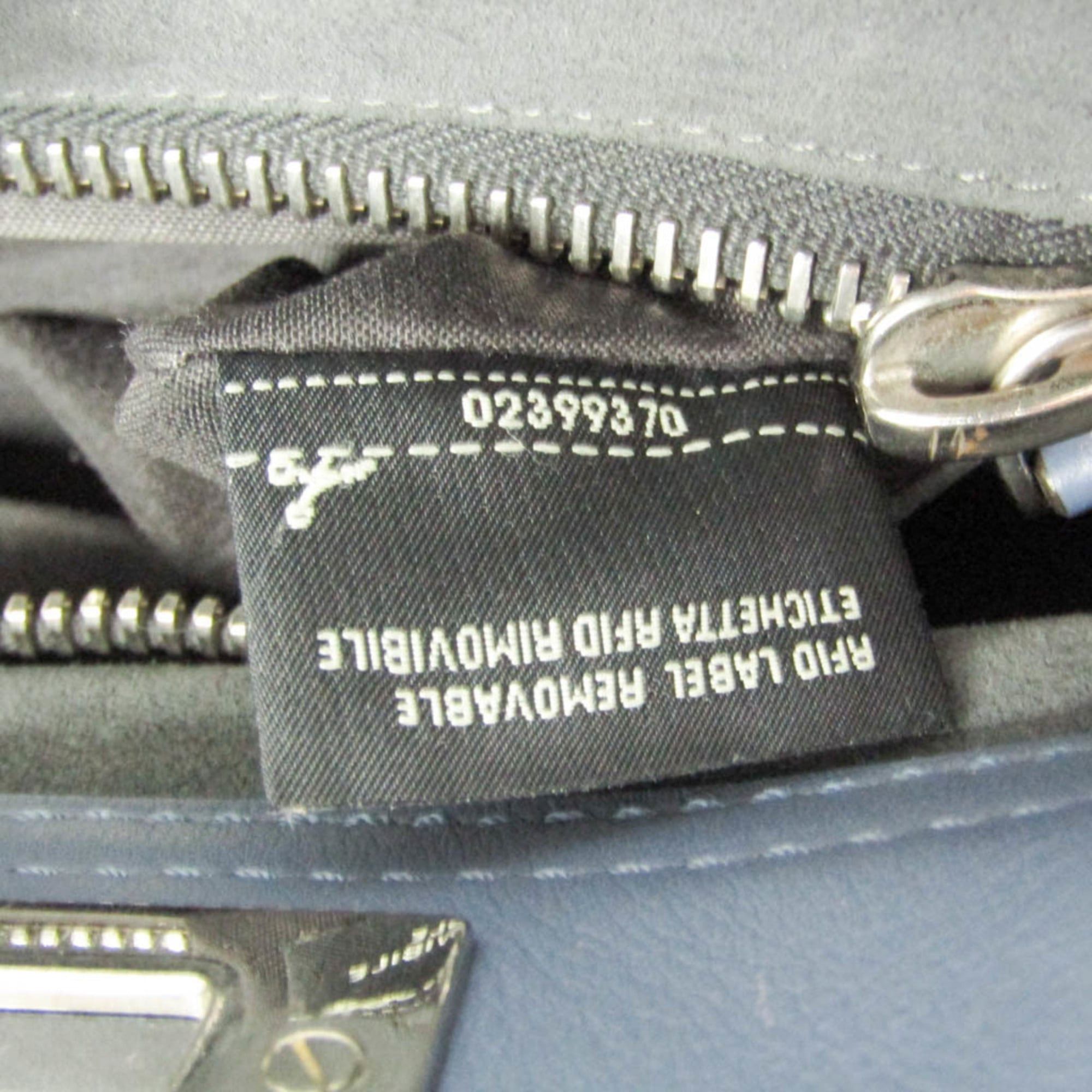 Fendi Fendi Peekaboo 8BN290 Women's Leather Handbag,Shoulder Bag Blue Size ONE SIZE - 20 Thumbnail