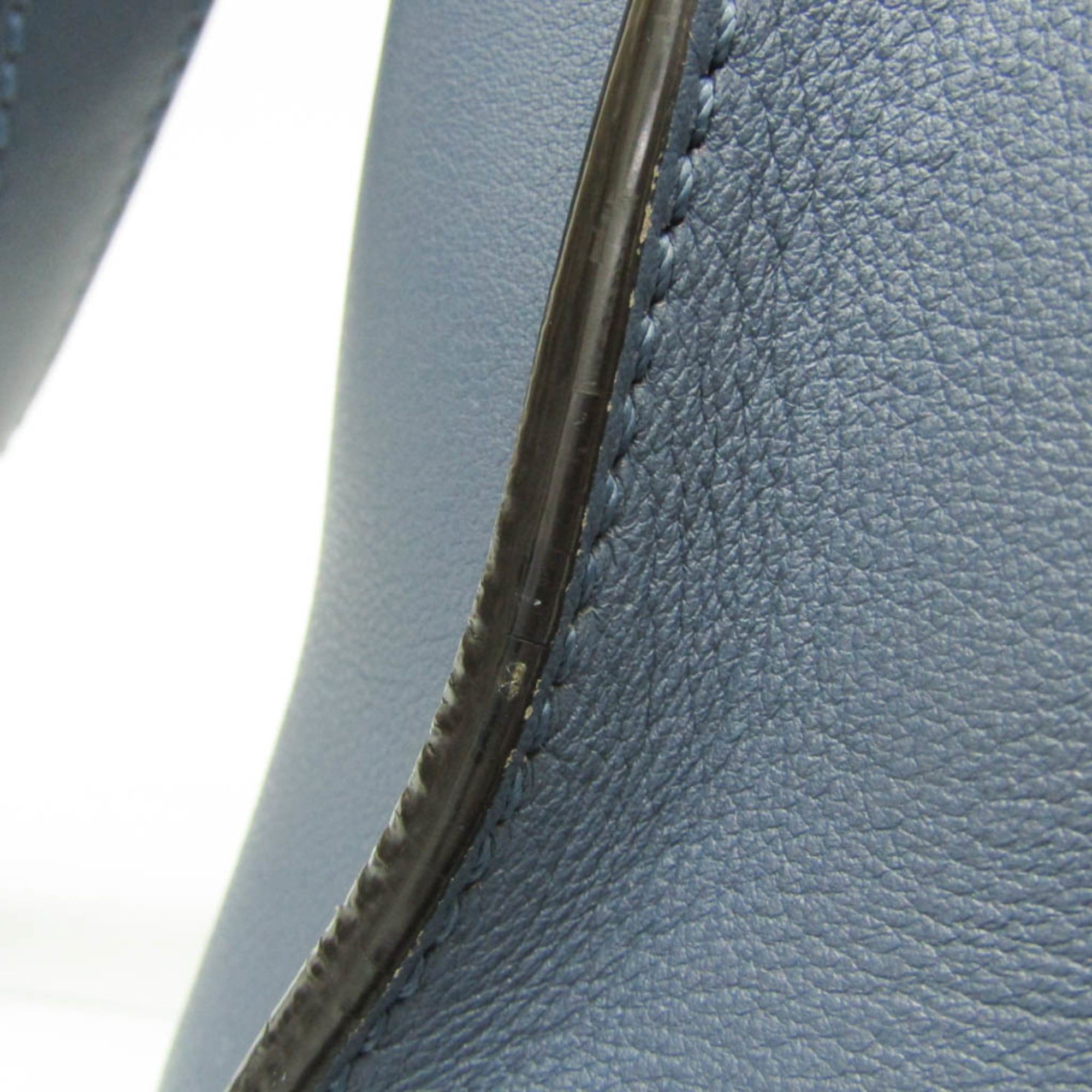 Fendi Fendi Peekaboo 8BN290 Women's Leather Handbag,Shoulder Bag Blue Size ONE SIZE - 14 Thumbnail