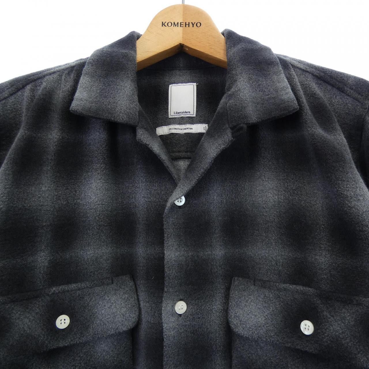 Other Other Liberaiders Check Shirt Cotton Dress Shirt 77101 DUTY FREE for USA Size ONE SIZE - 5 Thumbnail