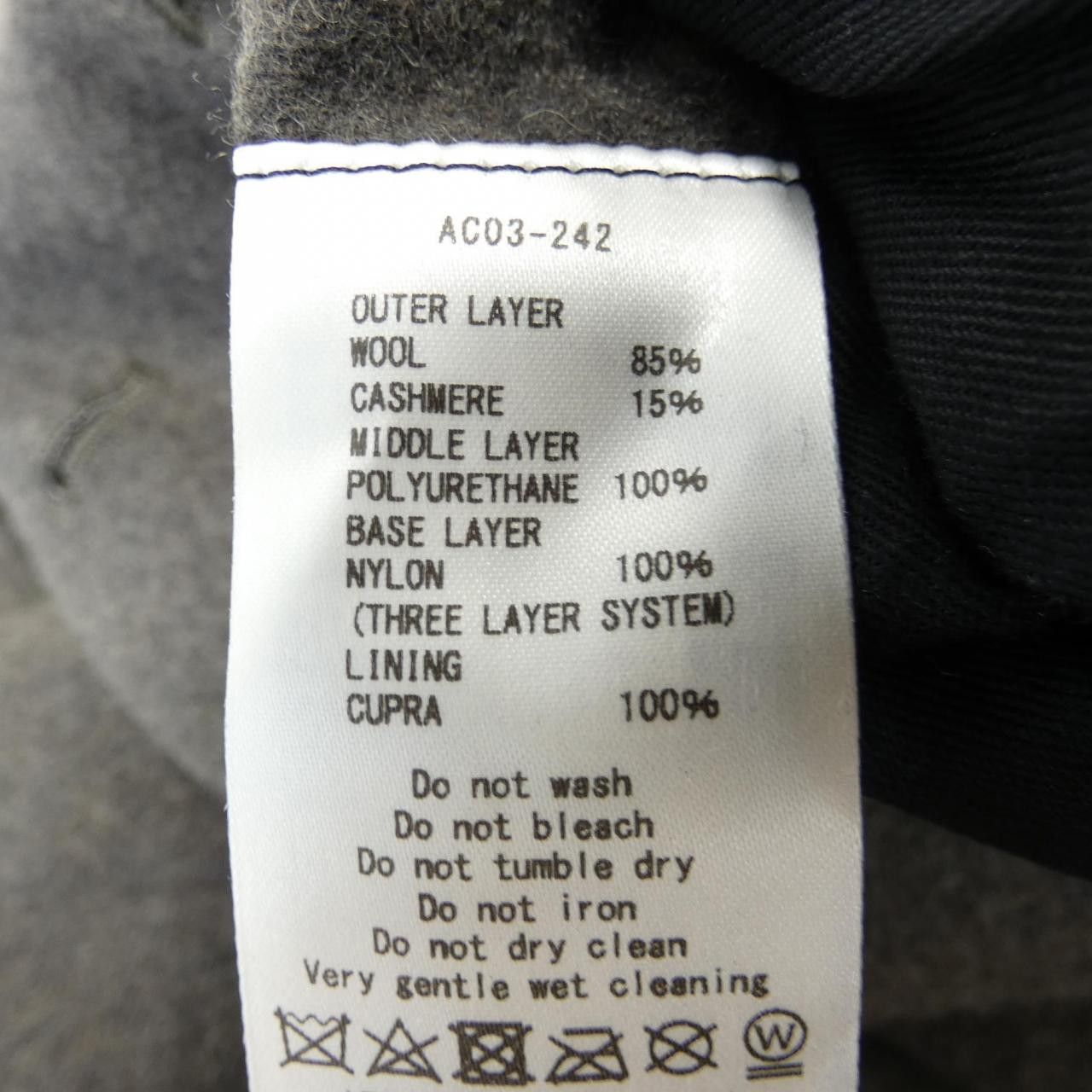 Other Other Attachment Cashmere Blend Coat Others Outerwear AC03-424 DUTY FREE for USA Size ONE SIZE - 3 Thumbnail