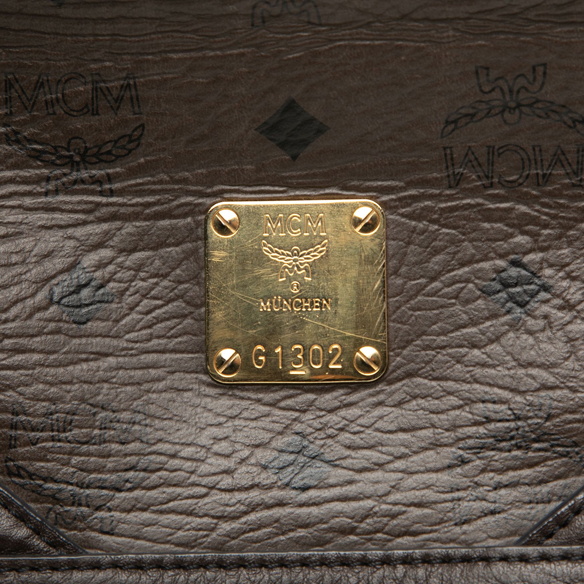MCM MCM Visetos Coated Canvas Satchel Size ONE SIZE - 6 Thumbnail