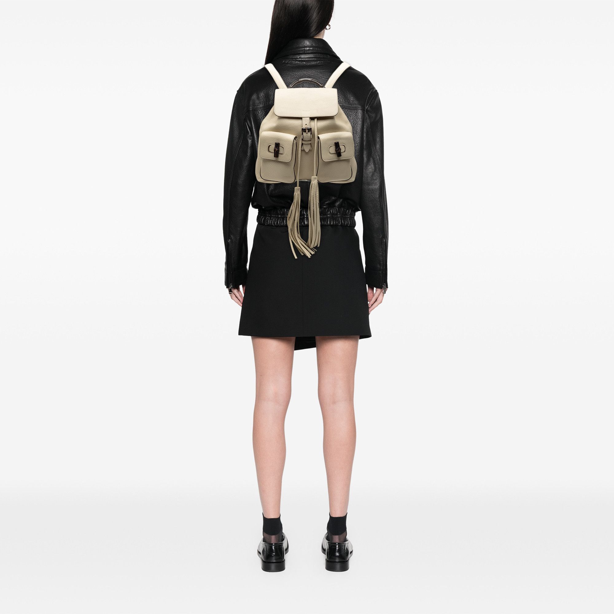 Gucci Gucci Leather Bamboo Tassel Backpack Size ONE SIZE - 8 Thumbnail